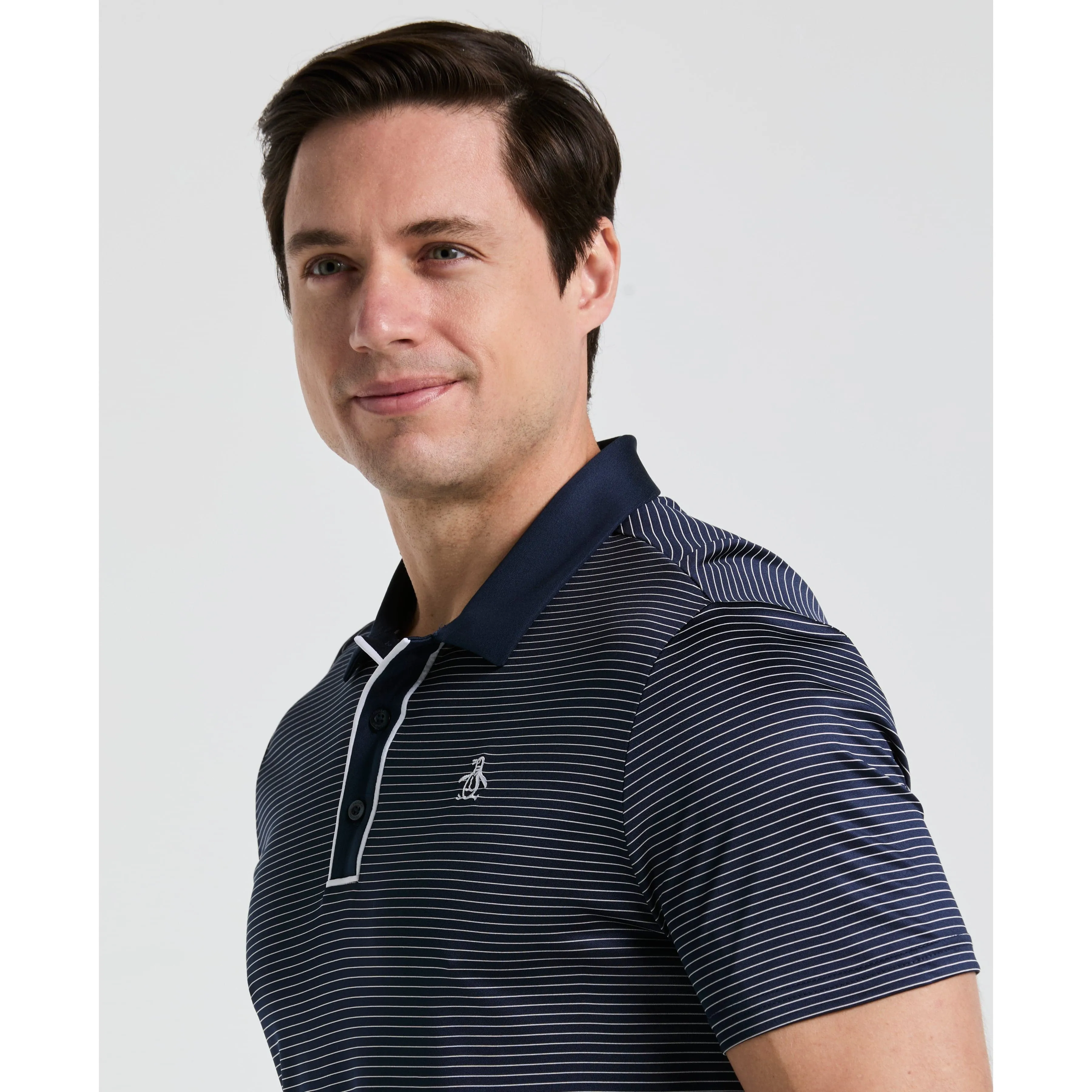 Short Sleeve Stripe Golf Polo sold by Original Penguin product image thumbnail 3