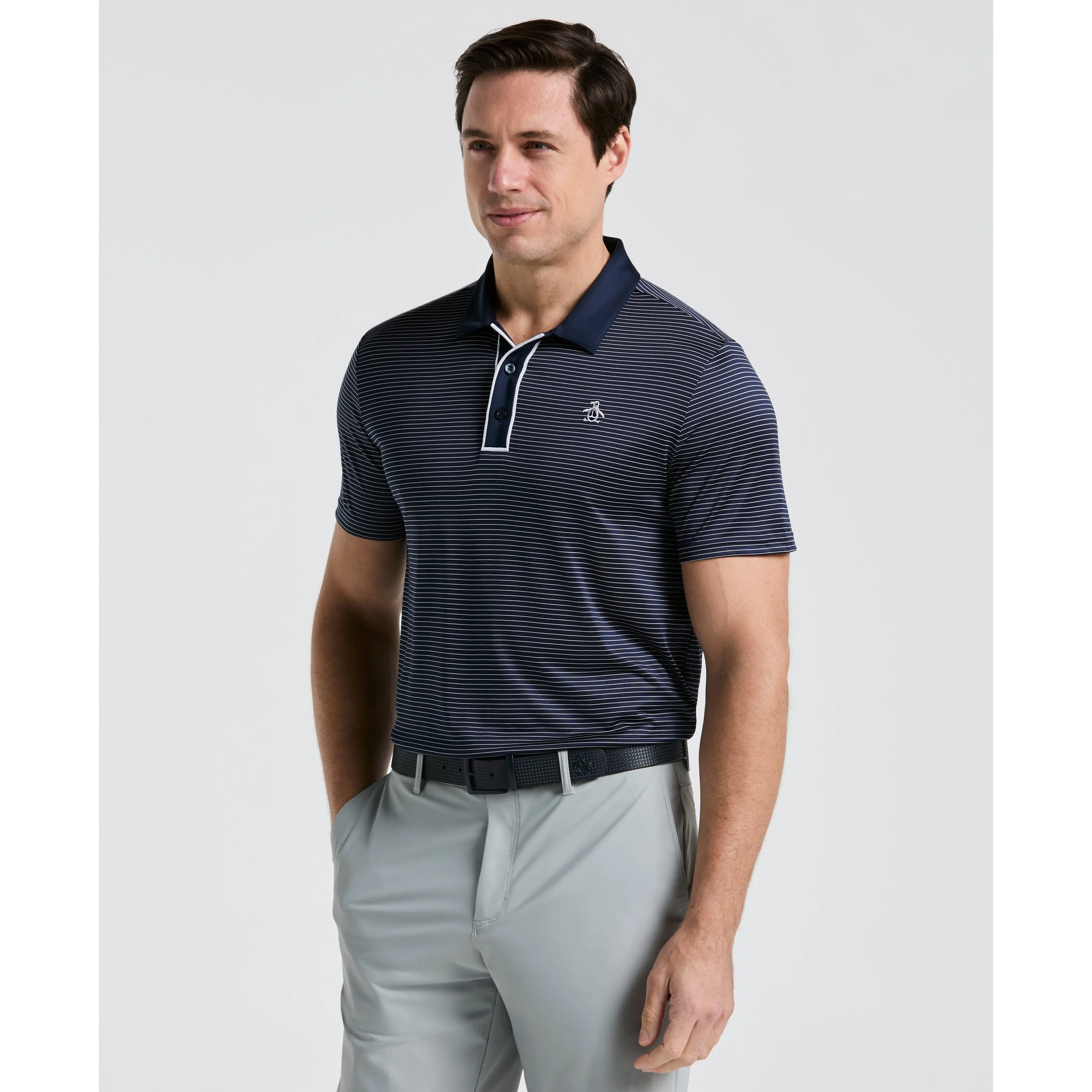 Short Sleeve Stripe Golf Polo sold by Original Penguin