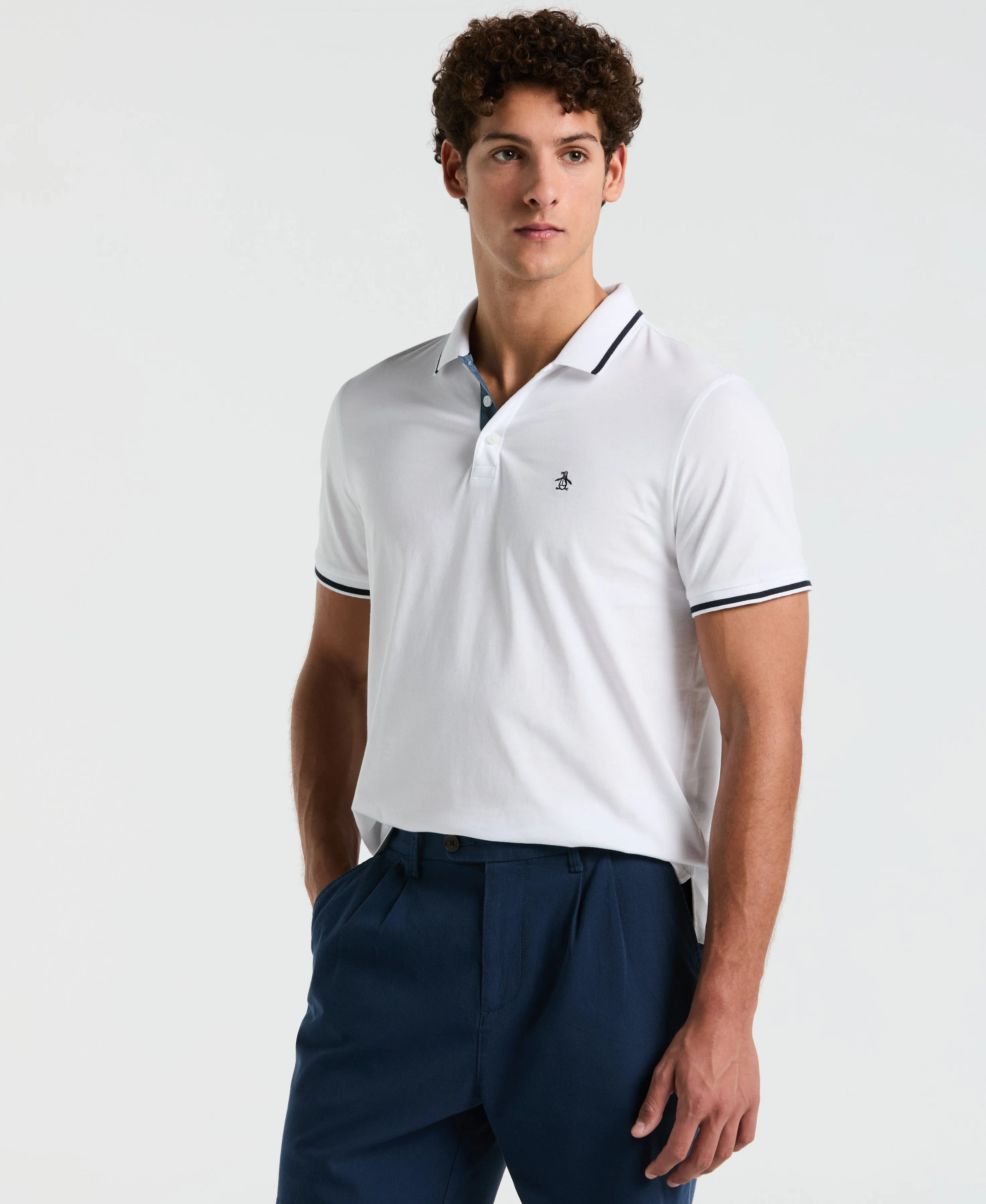 Tipped Jersey Polo sold by Original Penguin