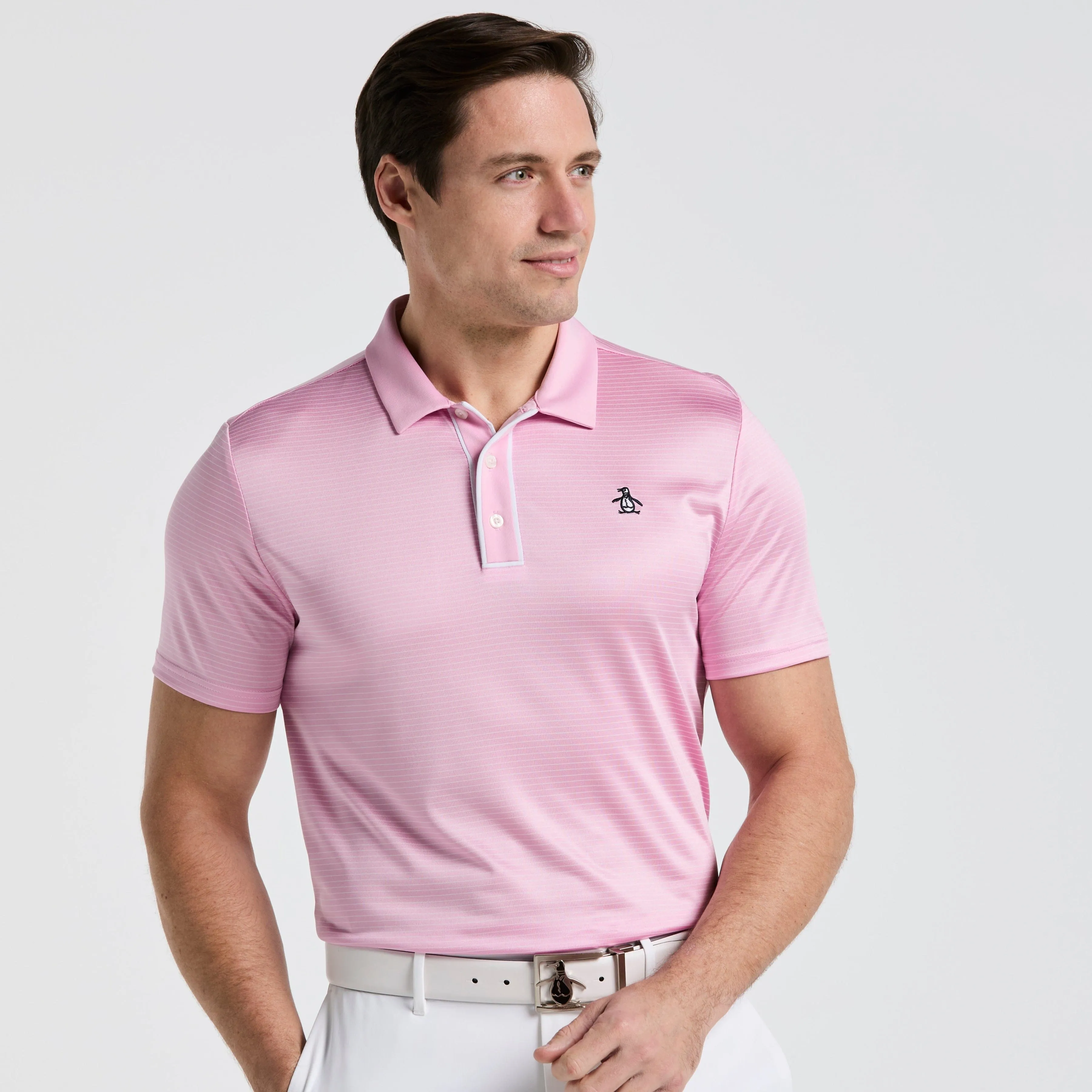Short Sleeve Stripe Golf Polo sold by Original Penguin