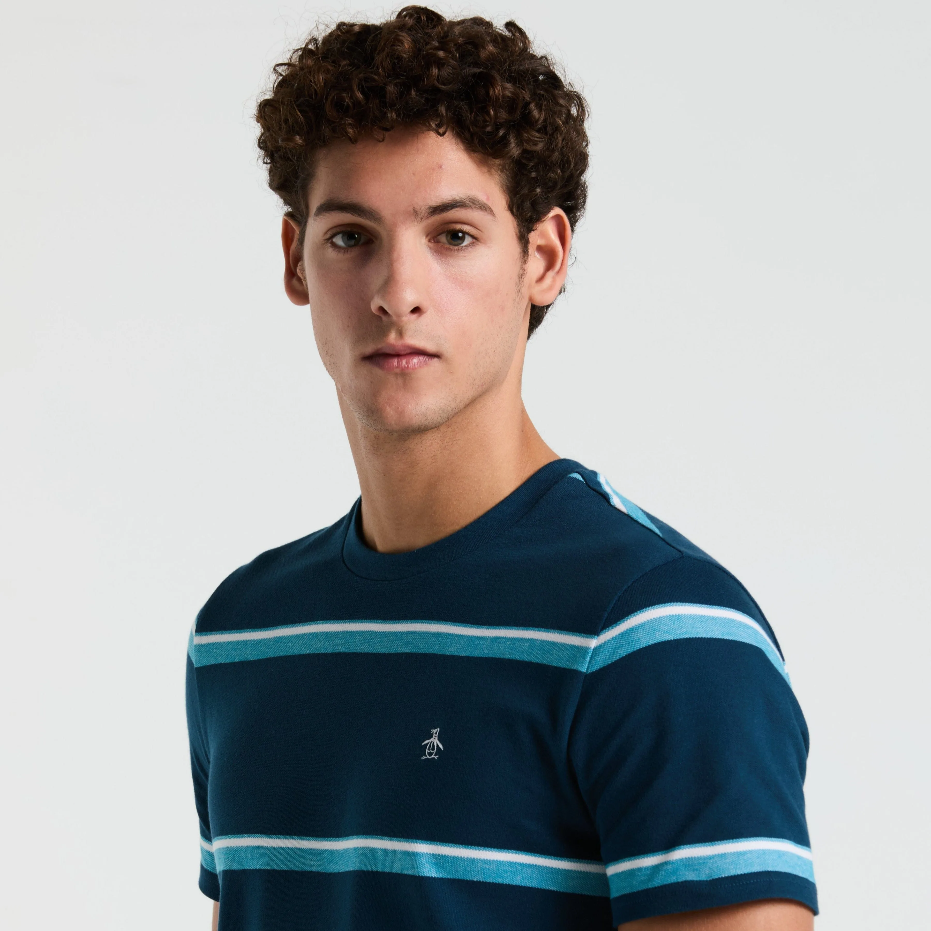 Birdseye Pique Striped Tee sold by Original Penguin product image thumbnail 2