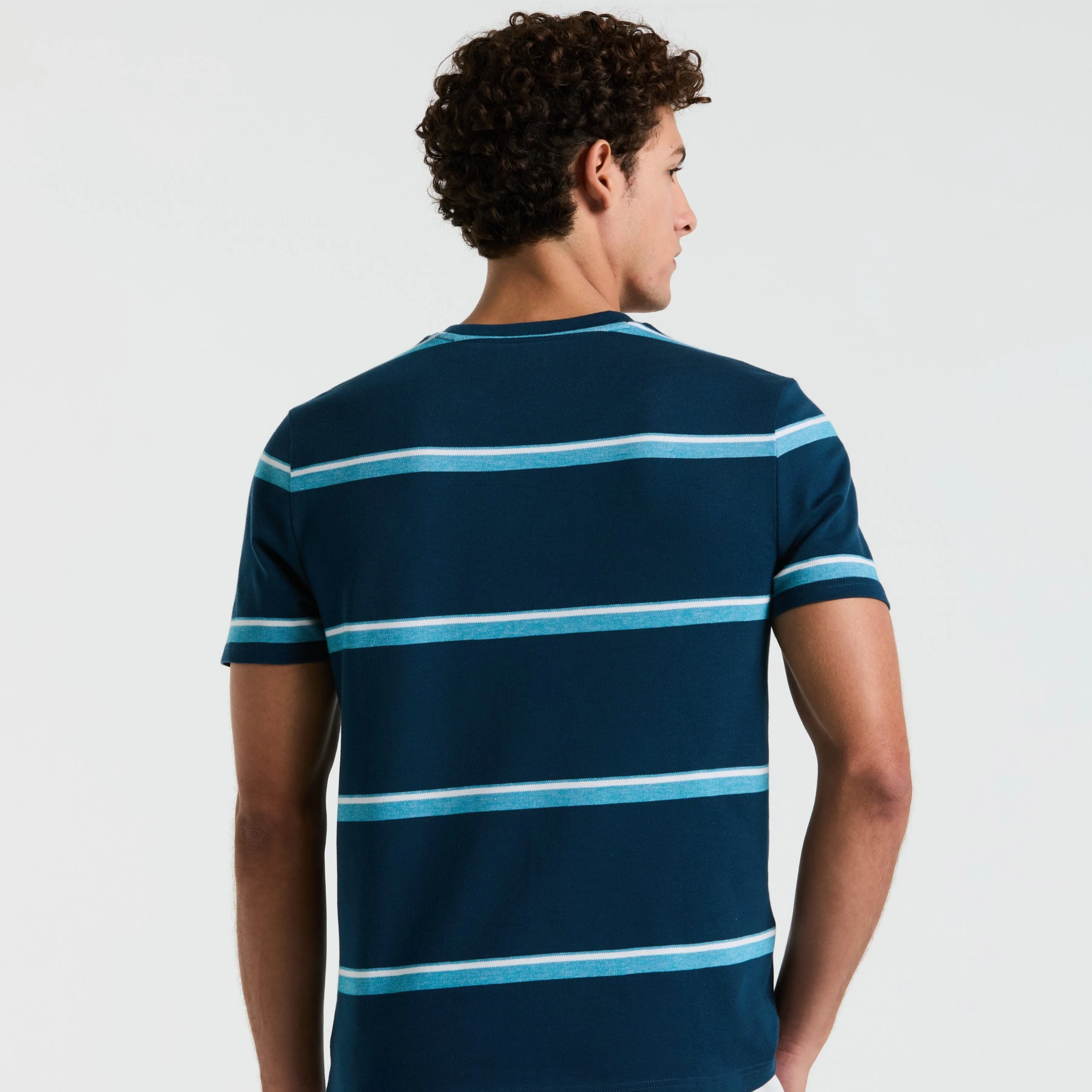 Birdseye Pique Striped Tee sold by Original Penguin product image thumbnail 4