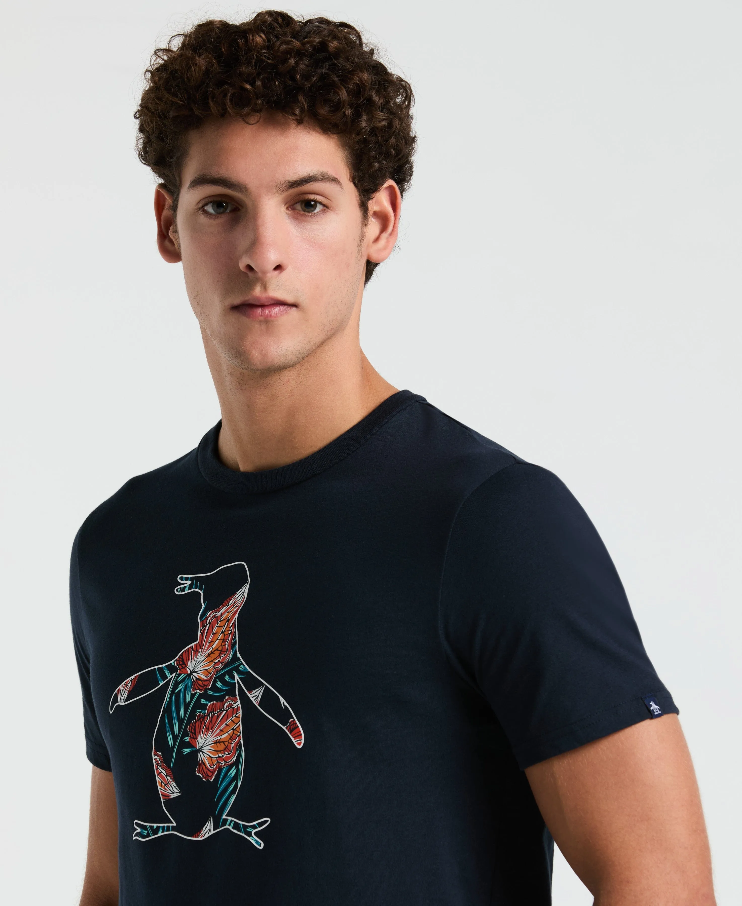 Floral Pete Fill Graphic Tee sold by Original Penguin