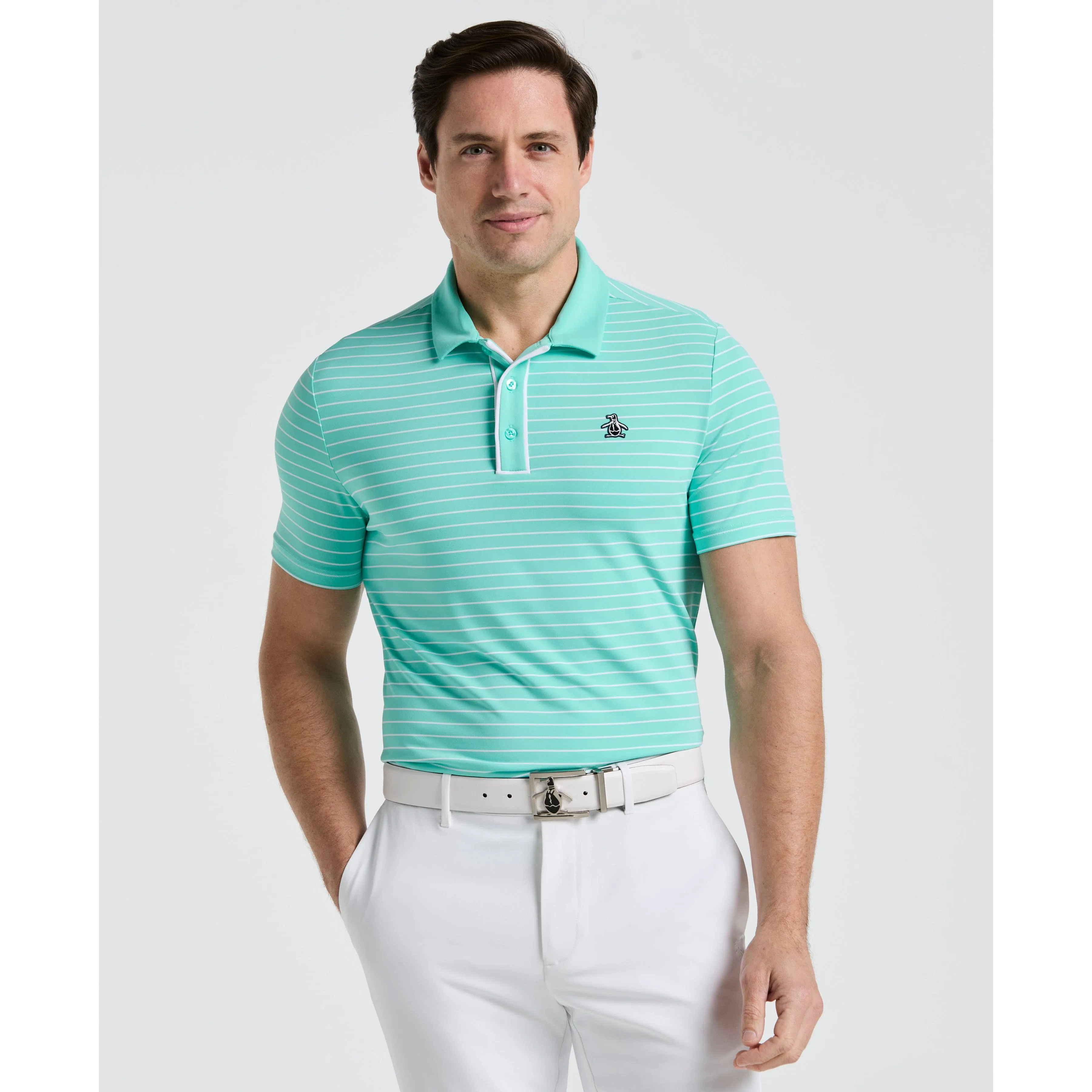 The Heritage Stripe Golf Polo sold by Original Penguin