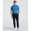All-Over Cocktail Windowpane Printed Golf Polo sold by Original Penguin