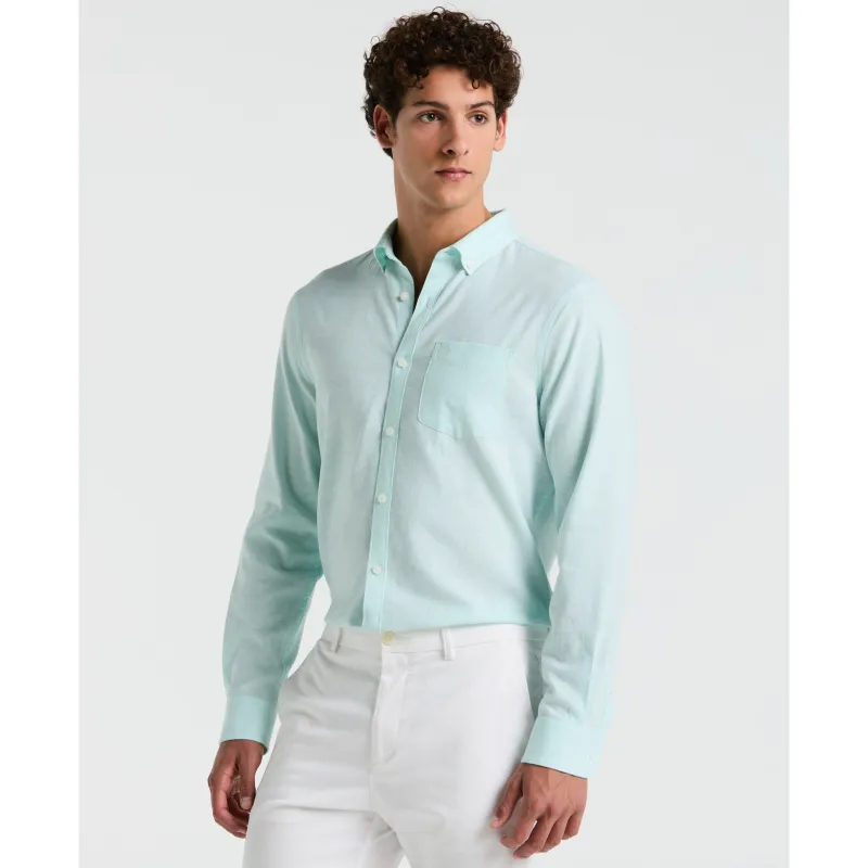 Linen Blend Long Sleeve Shirt sold by Original Penguin
