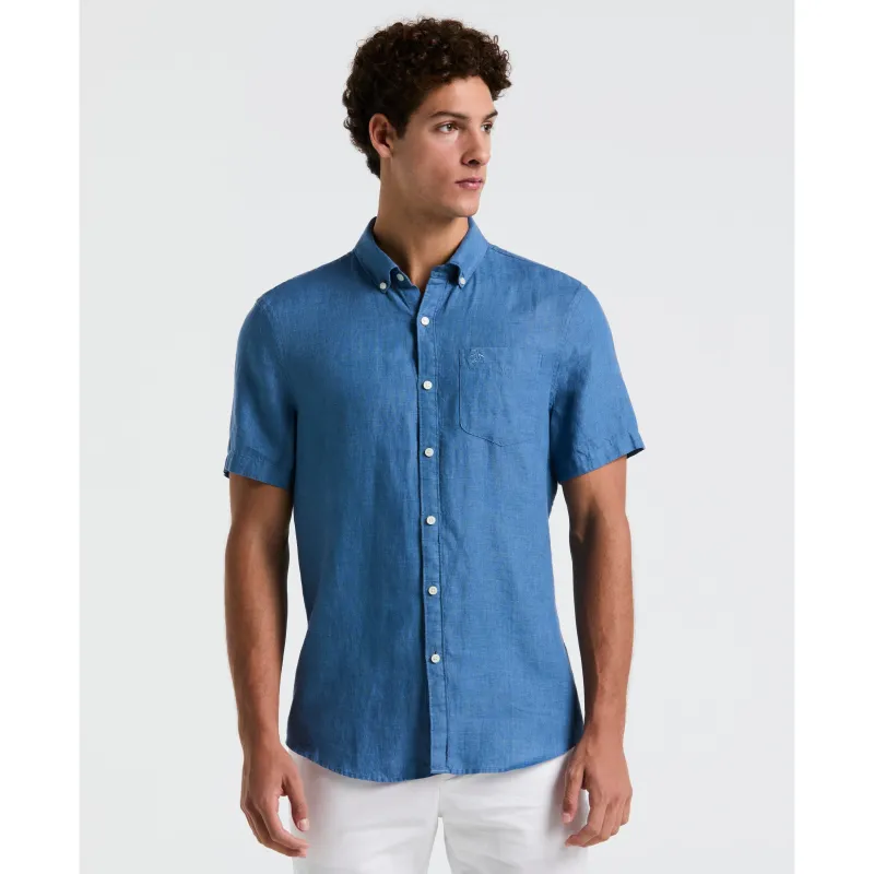 Linen Button-Down Shirt sold by Original Penguin