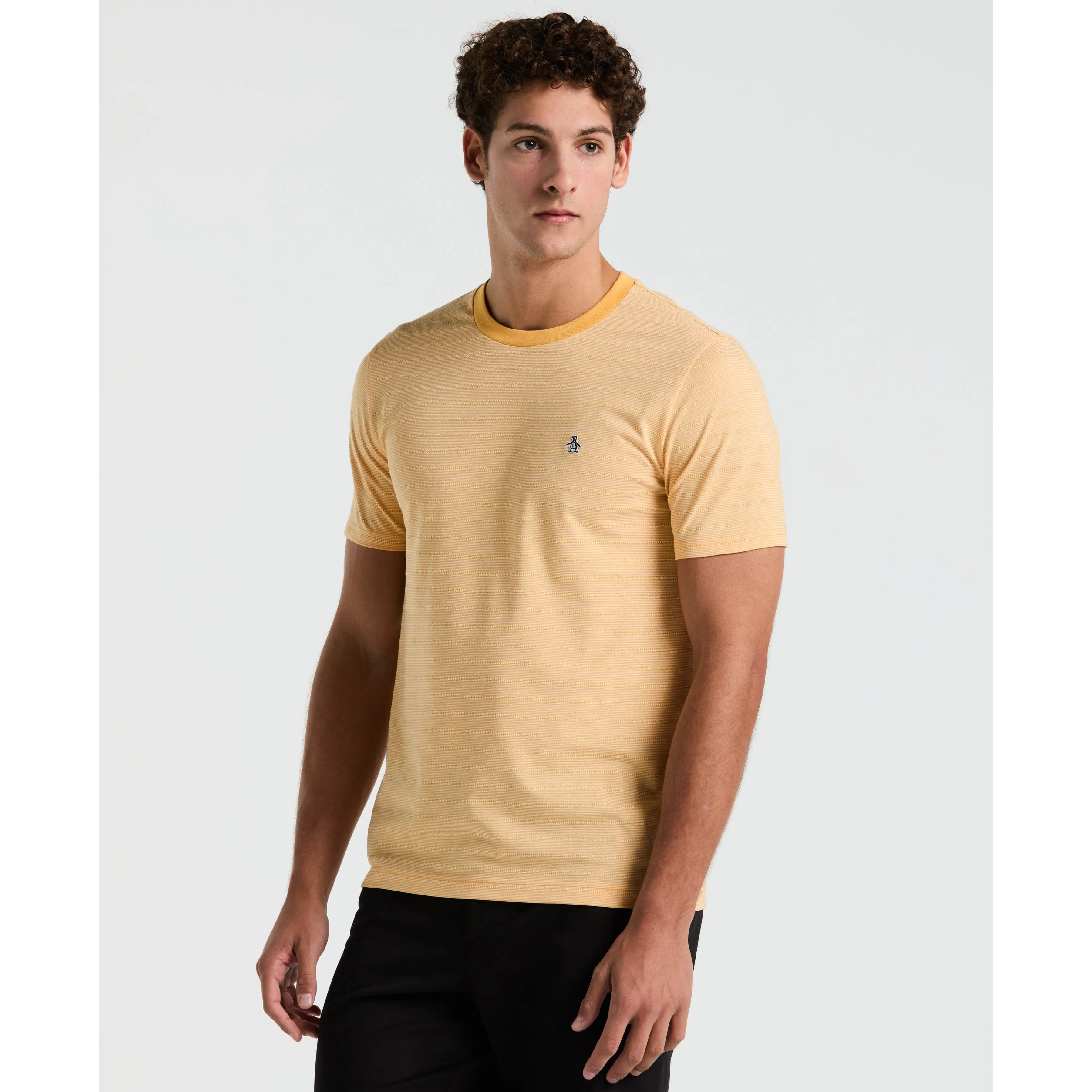 Jacquard Stripe Tee sold by Original Penguin