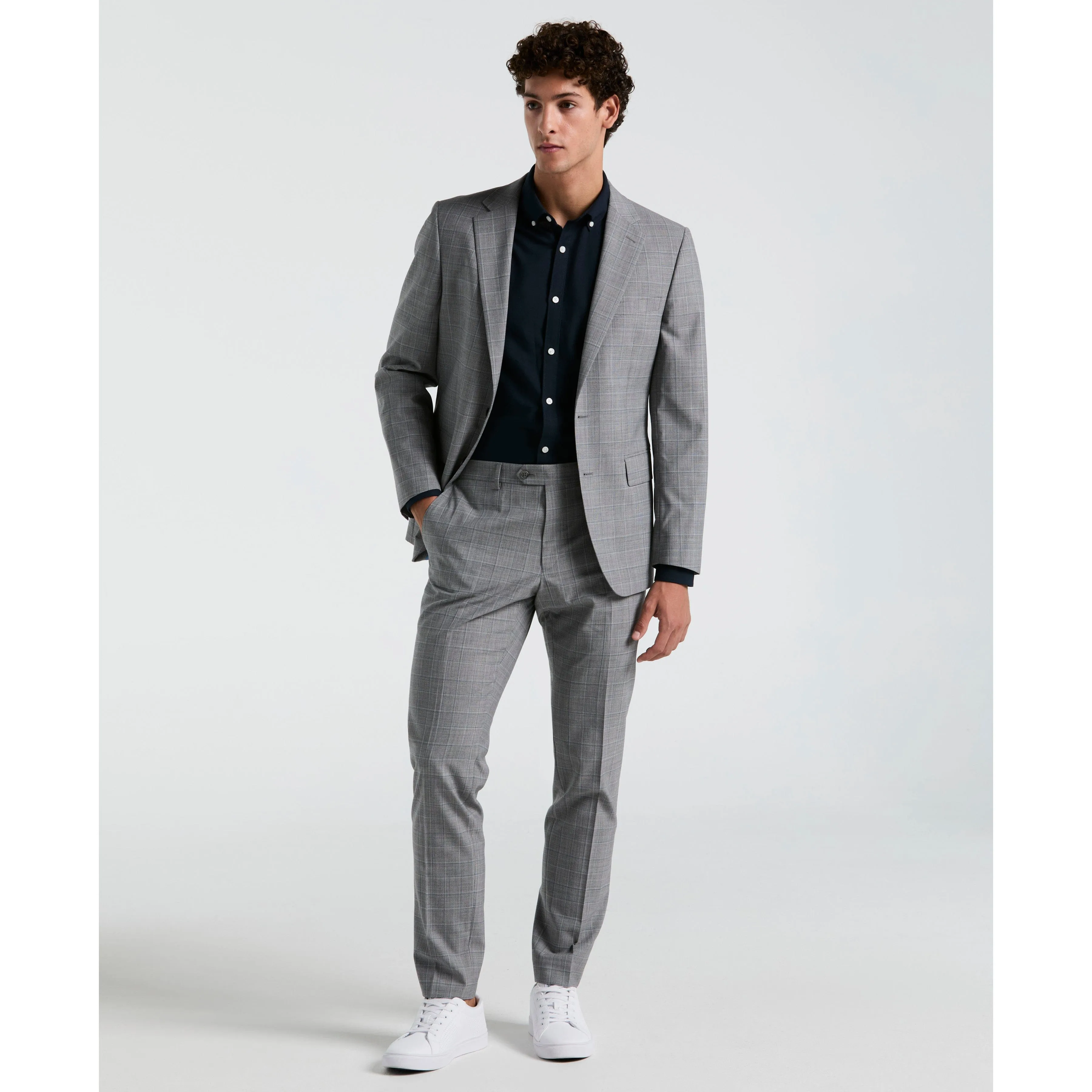Gray Plaid Suit sold by Original Penguin