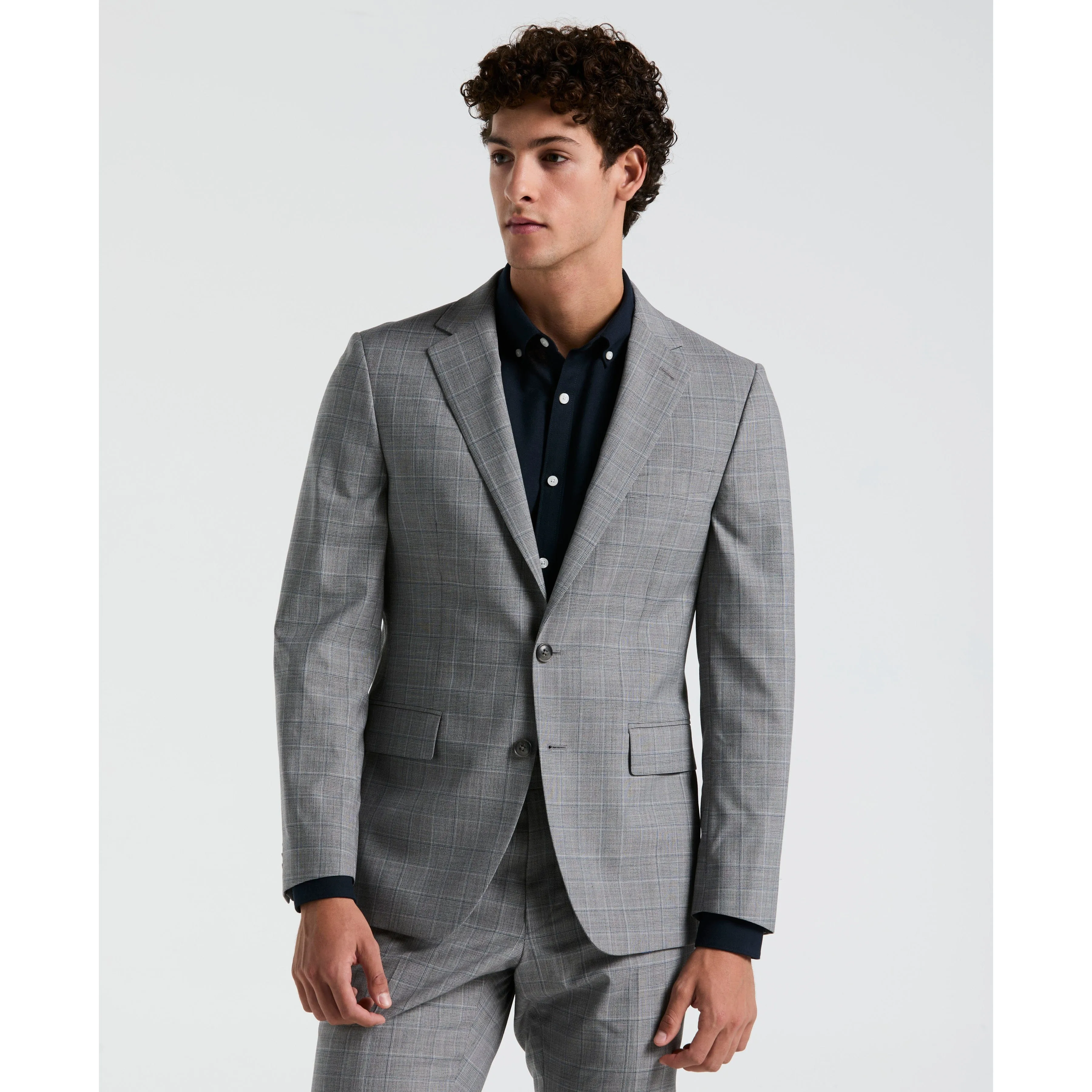 Gray Plaid Suit sold by Original Penguin product image thumbnail 3