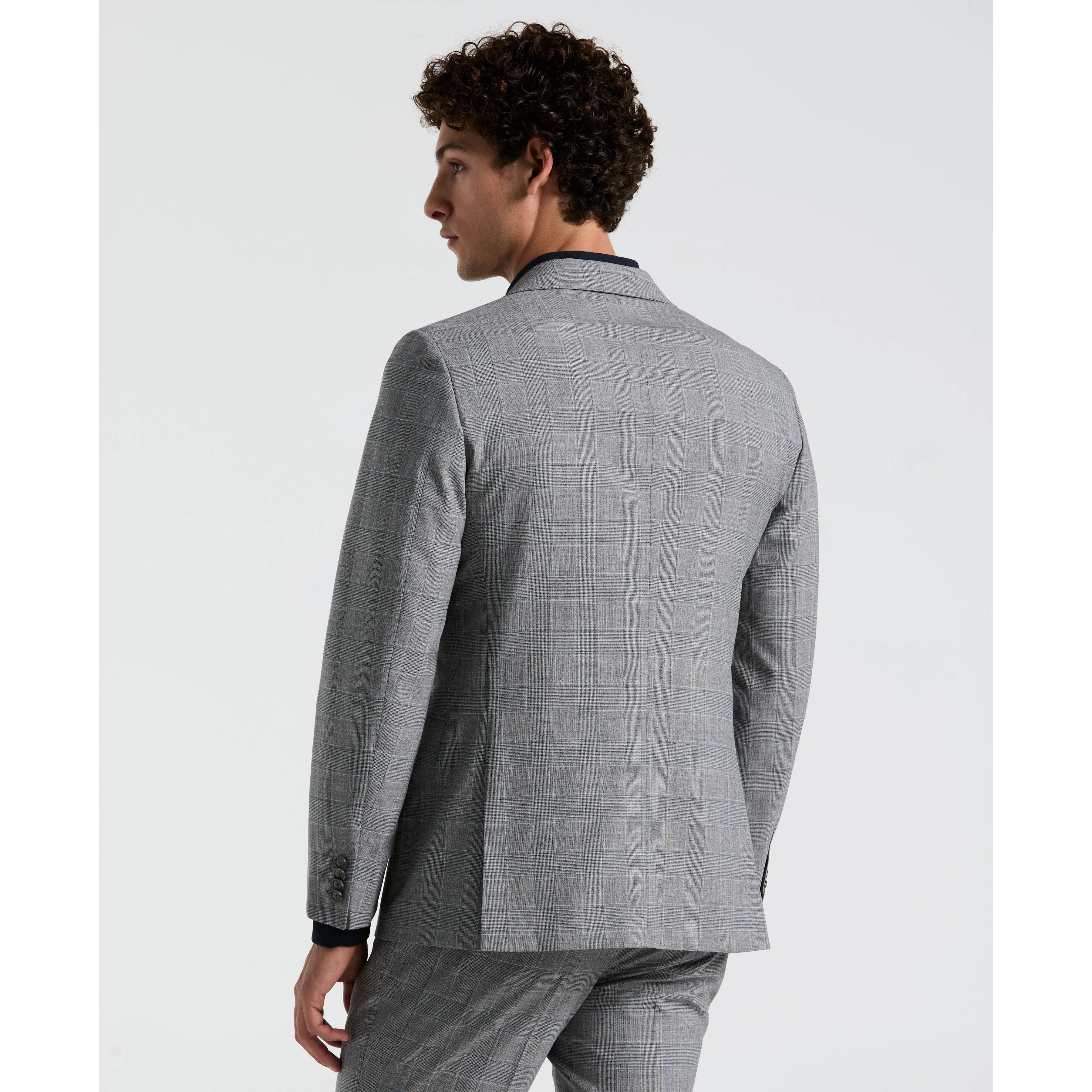 Gray Plaid Suit sold by Original Penguin product image thumbnail 4