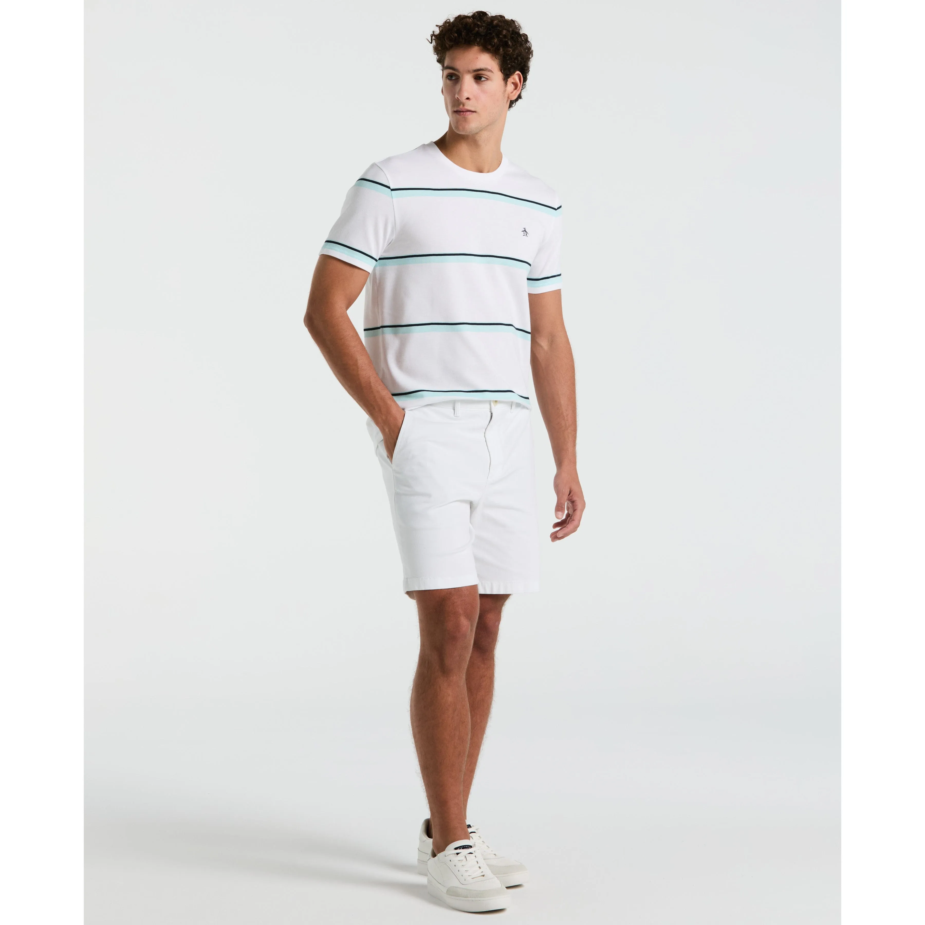 Birdseye Pique Striped Tee sold by Original Penguin product image thumbnail 2