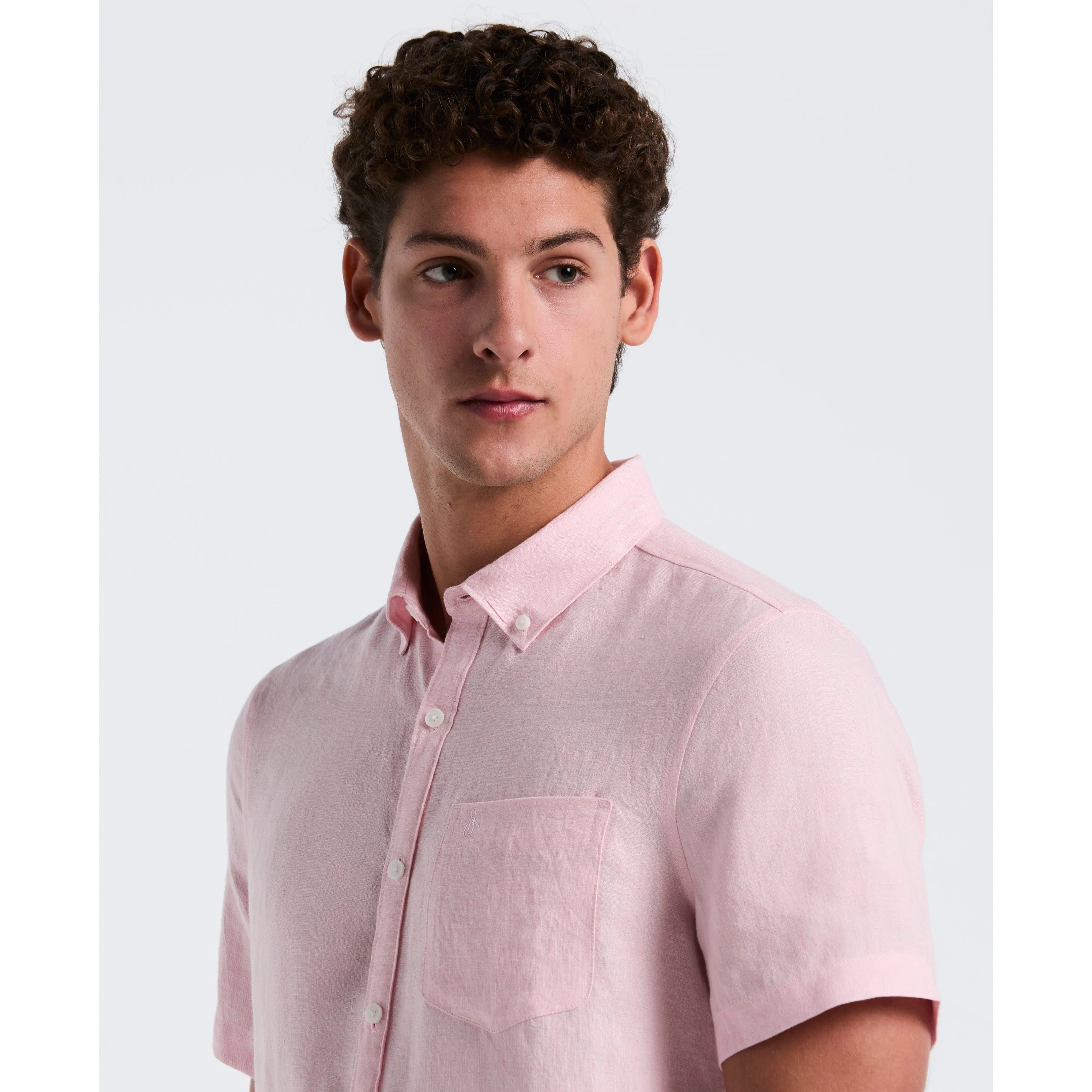 Delave Linen Button-Down Shirt sold by Original Penguin product image thumbnail 3