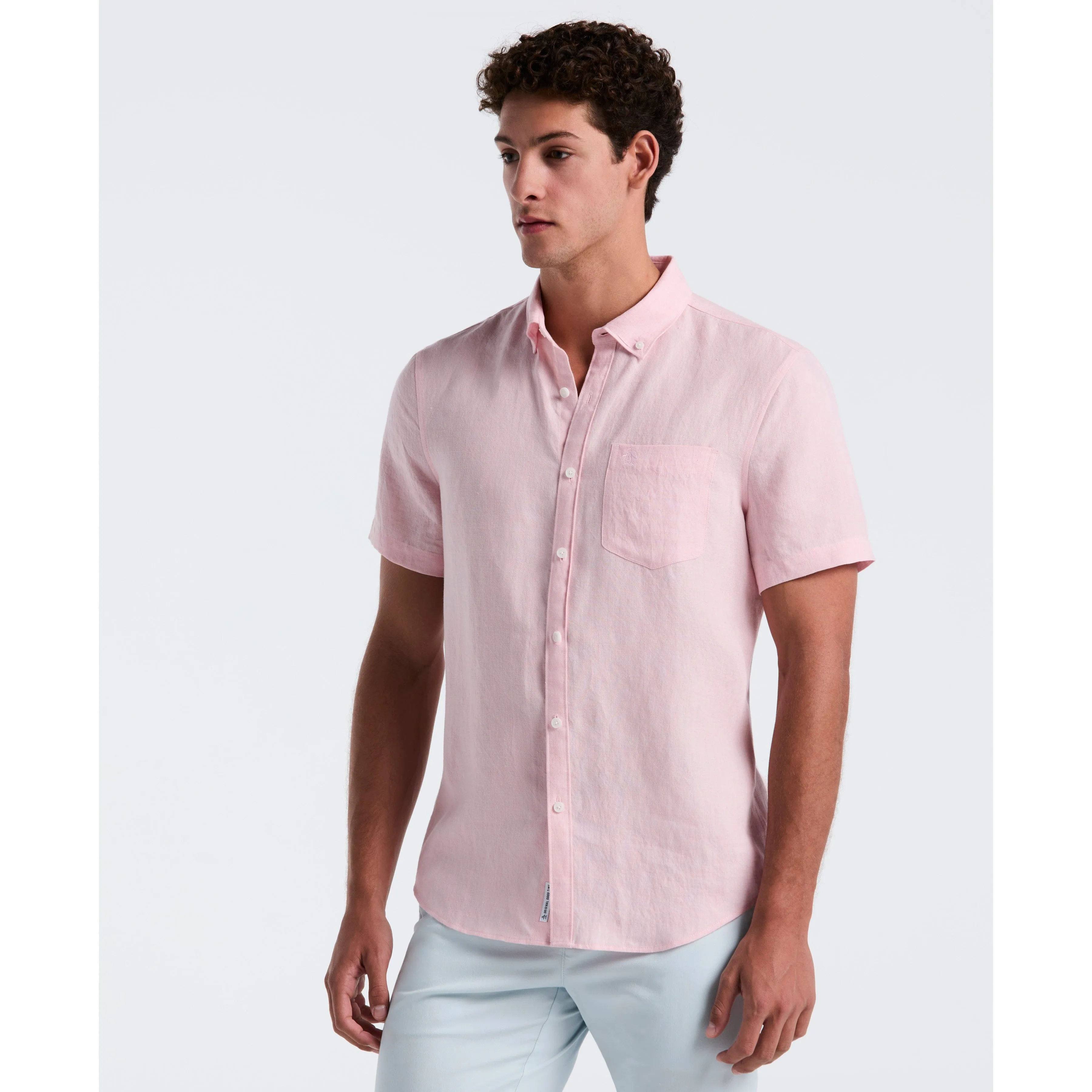Delave Linen Button-Down Shirt sold by Original Penguin