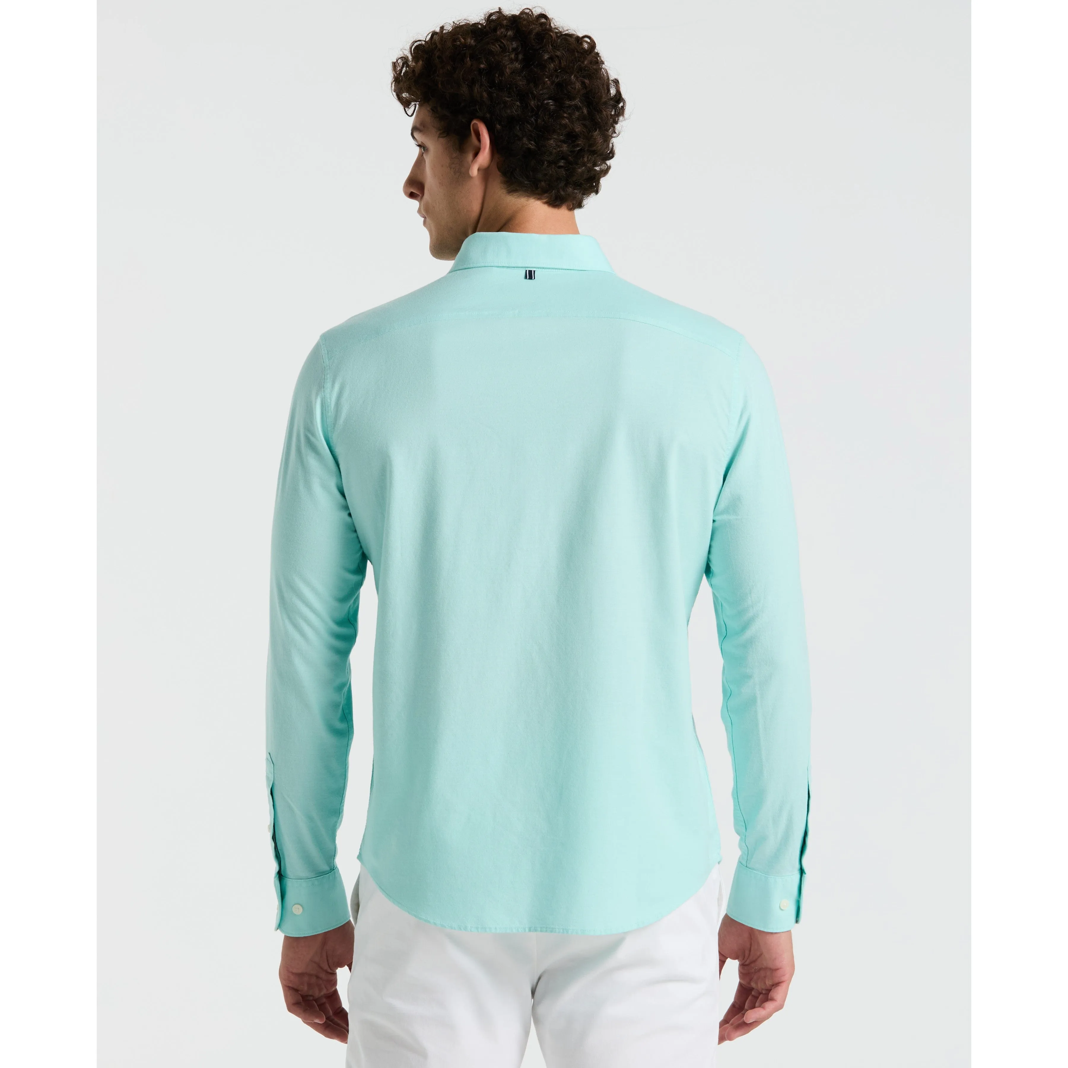 EcoVero™ Oxford Long Sleeve Shirt sold by Original Penguin product image thumbnail 4