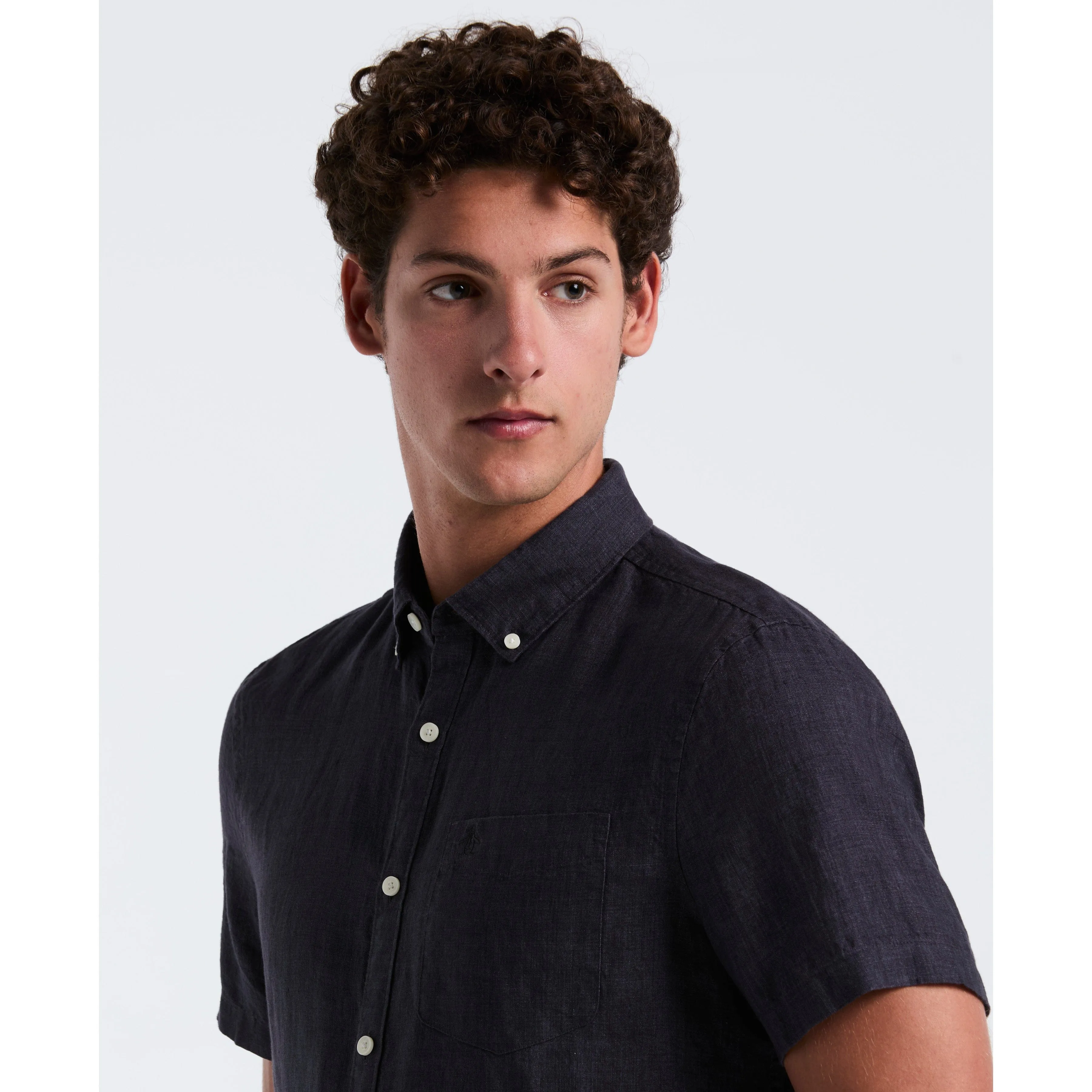 Delave Linen Button-Down Shirt sold by Original Penguin product image thumbnail 3