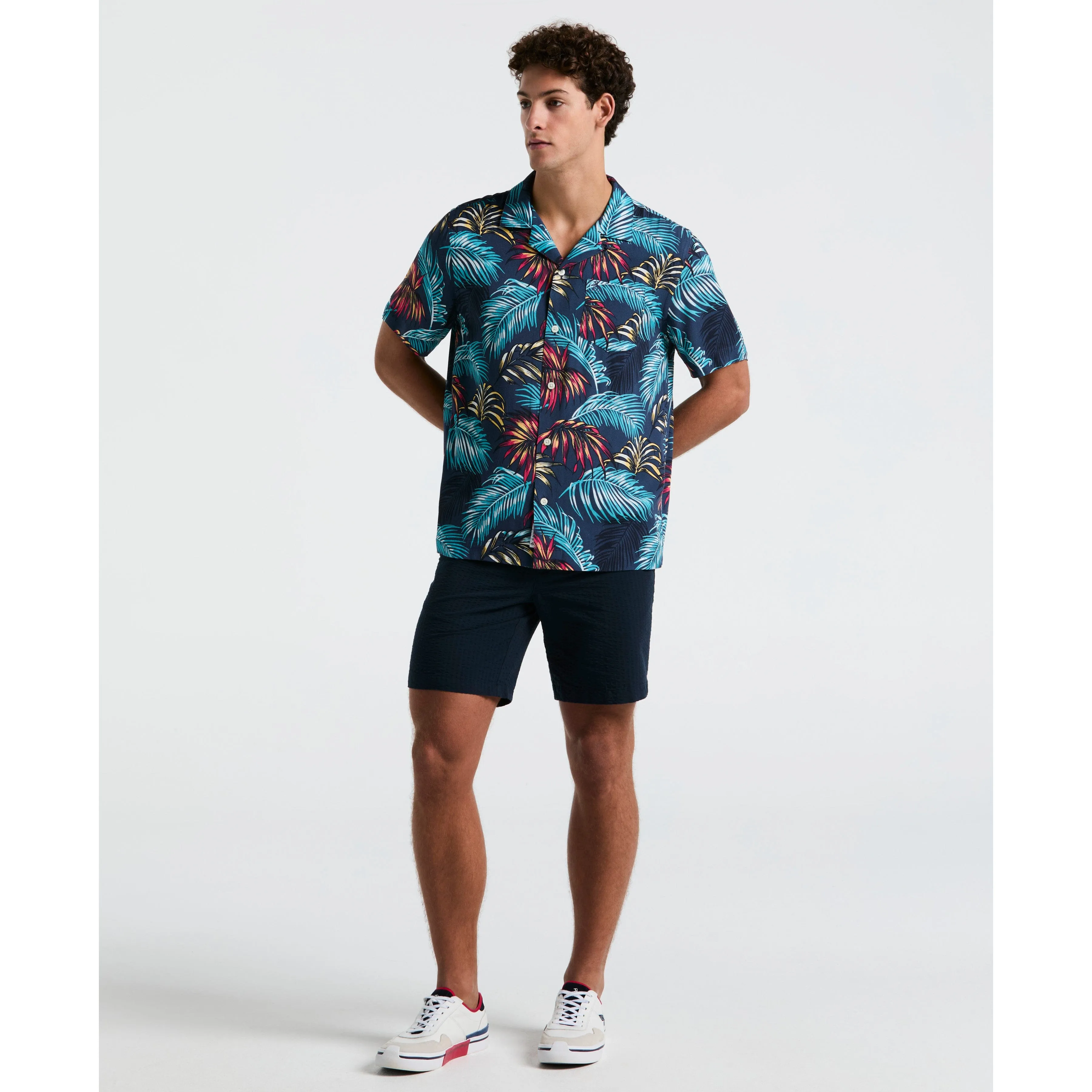 Camp All-Over Print Palm Leaf Shirt sold by Original Penguin product image thumbnail 2