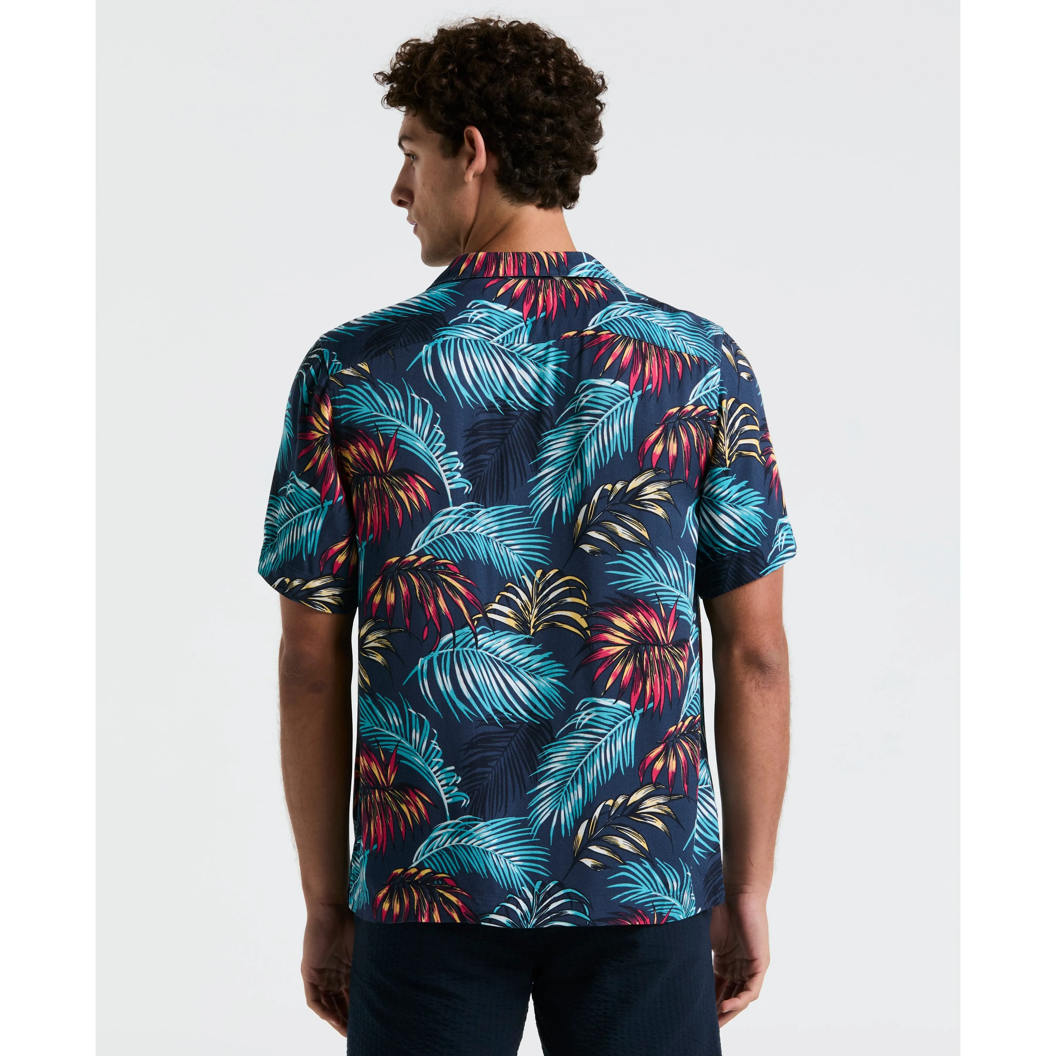 Camp All-Over Print Palm Leaf Shirt sold by Original Penguin product image thumbnail 3