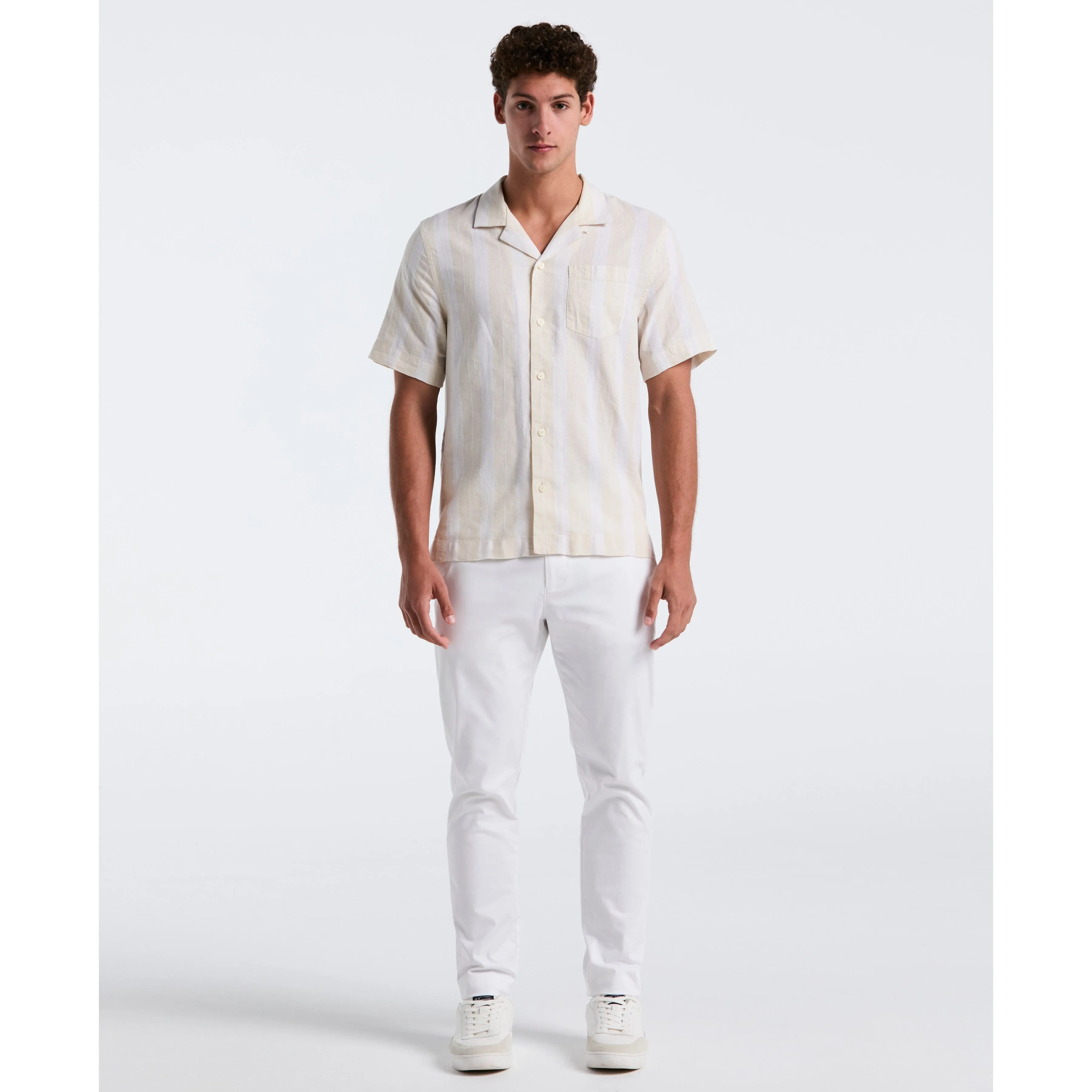 Camp Vertical Stripe Pocket Shirt sold by Original Penguin product image thumbnail 4