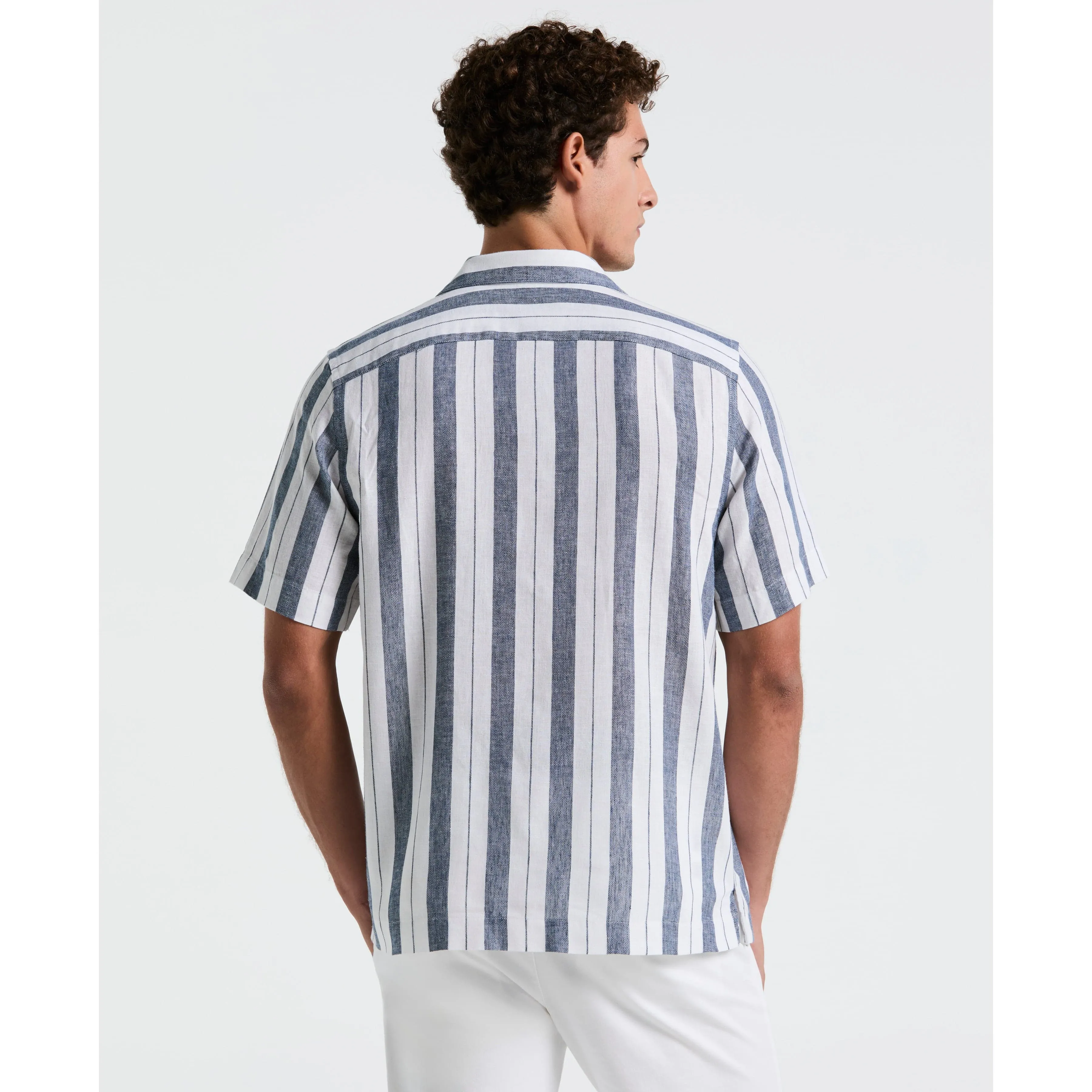 Camp Vertical Stripe Pocket Shirt sold by Original Penguin product image thumbnail 2