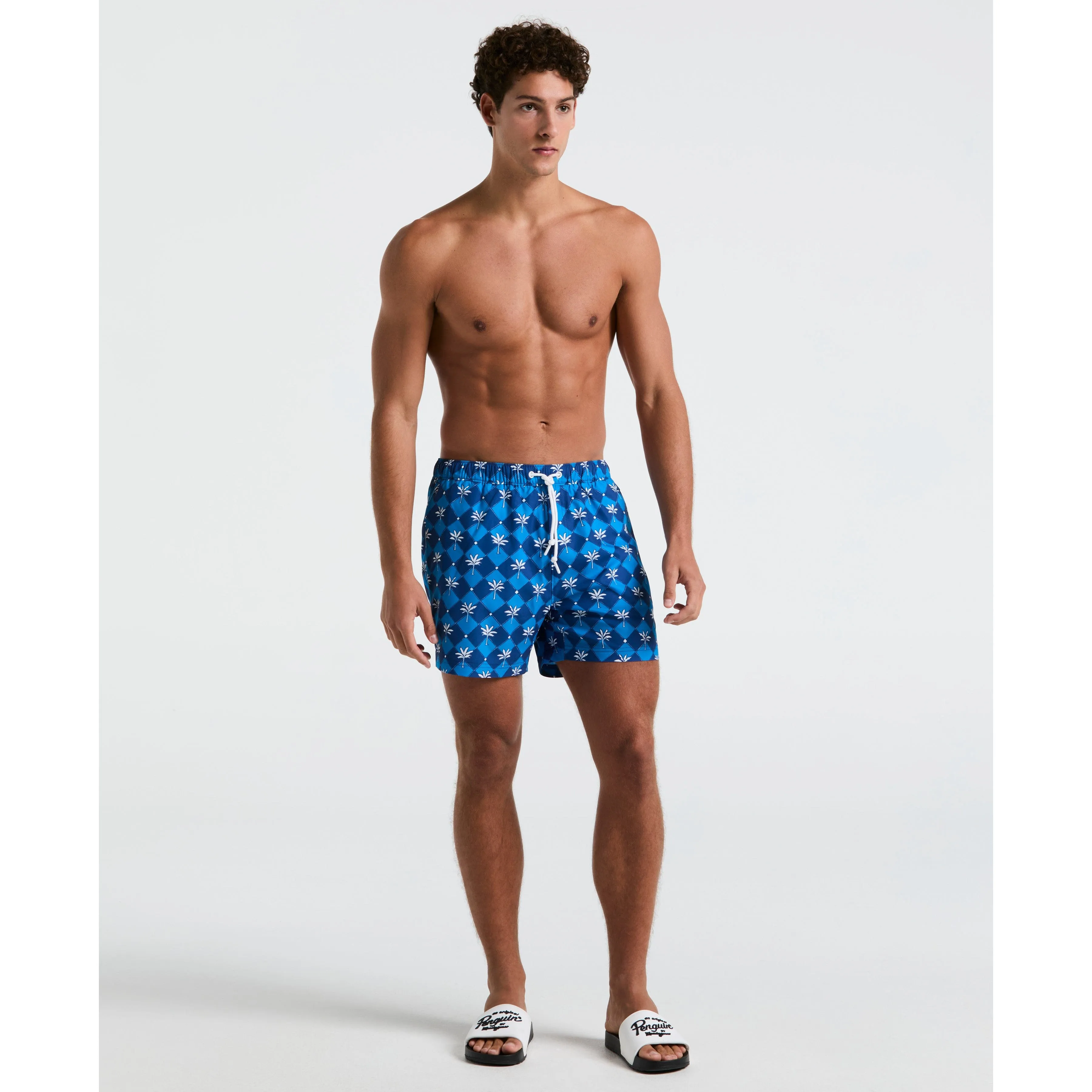 5" Palm Tile Swim Short sold by Original Penguin