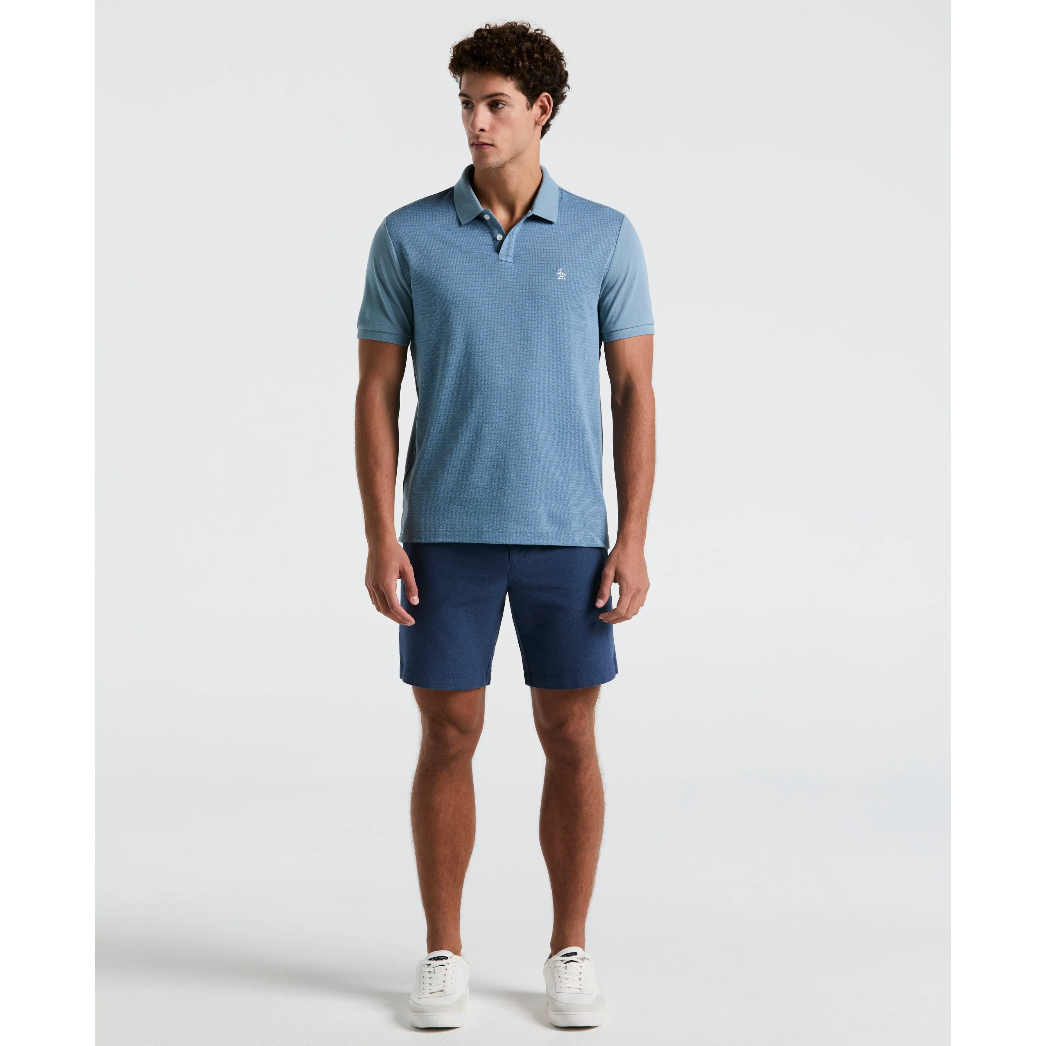 Jacquard Geo Line Jersey Polo sold by Original Penguin product image thumbnail 4