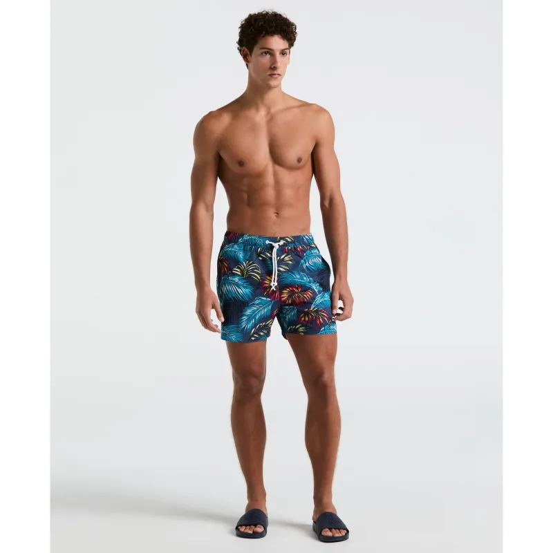 5" Box Palm Leaf Swim Short sold by Original Penguin