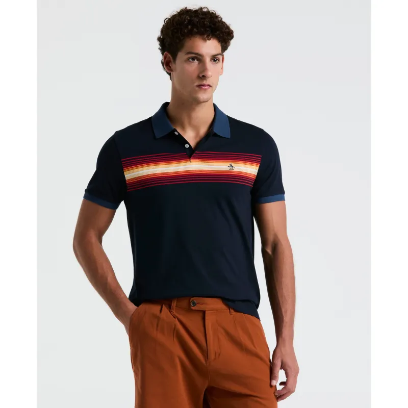 Jersey Chest Stripe Polo sold by Original Penguin