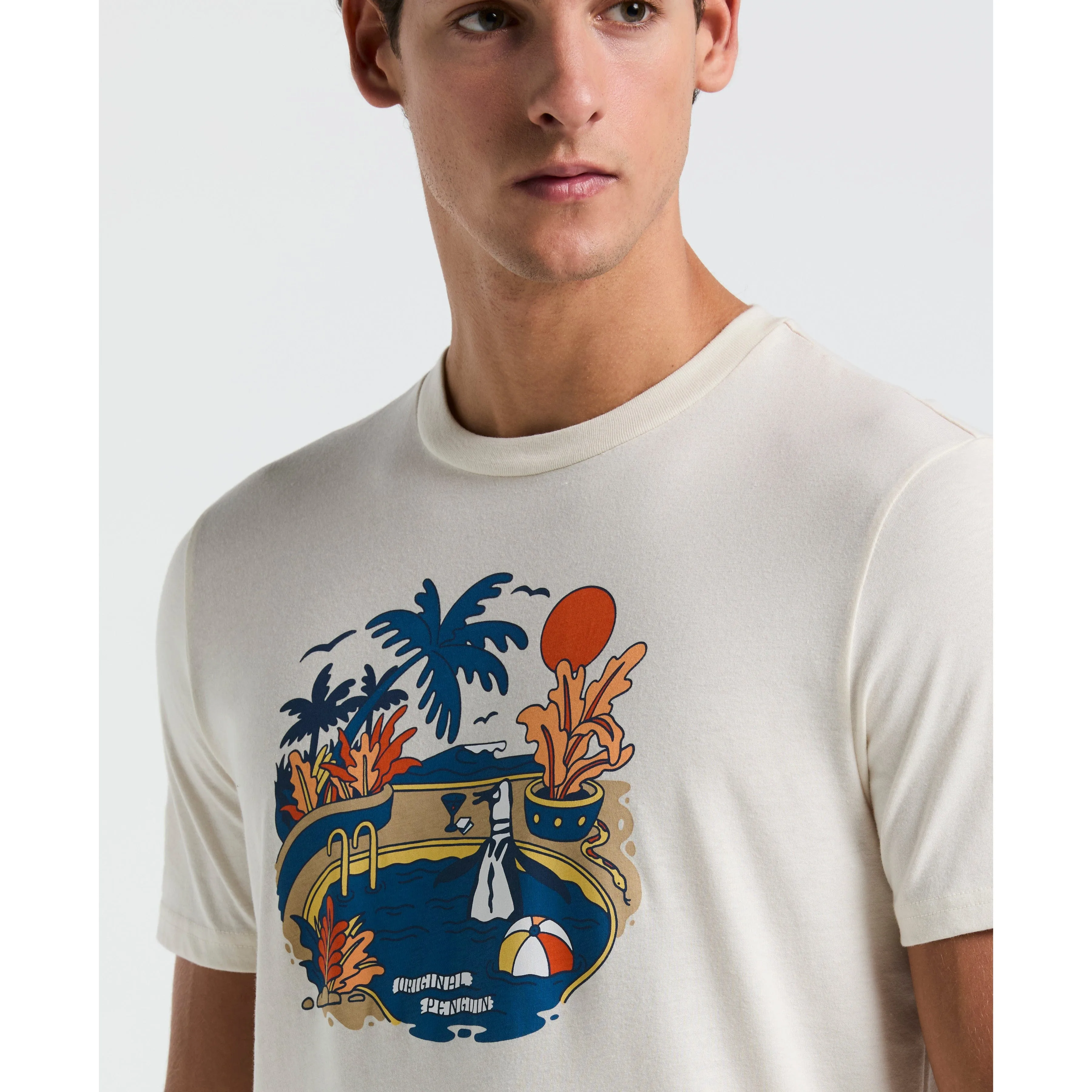 Jersey Graphic Pool Pete Tee sold by Original Penguin product image thumbnail 3