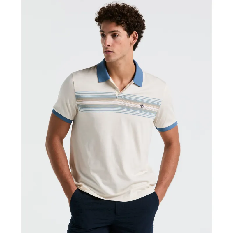 Jersey Chest Stripe Polo sold by Original Penguin