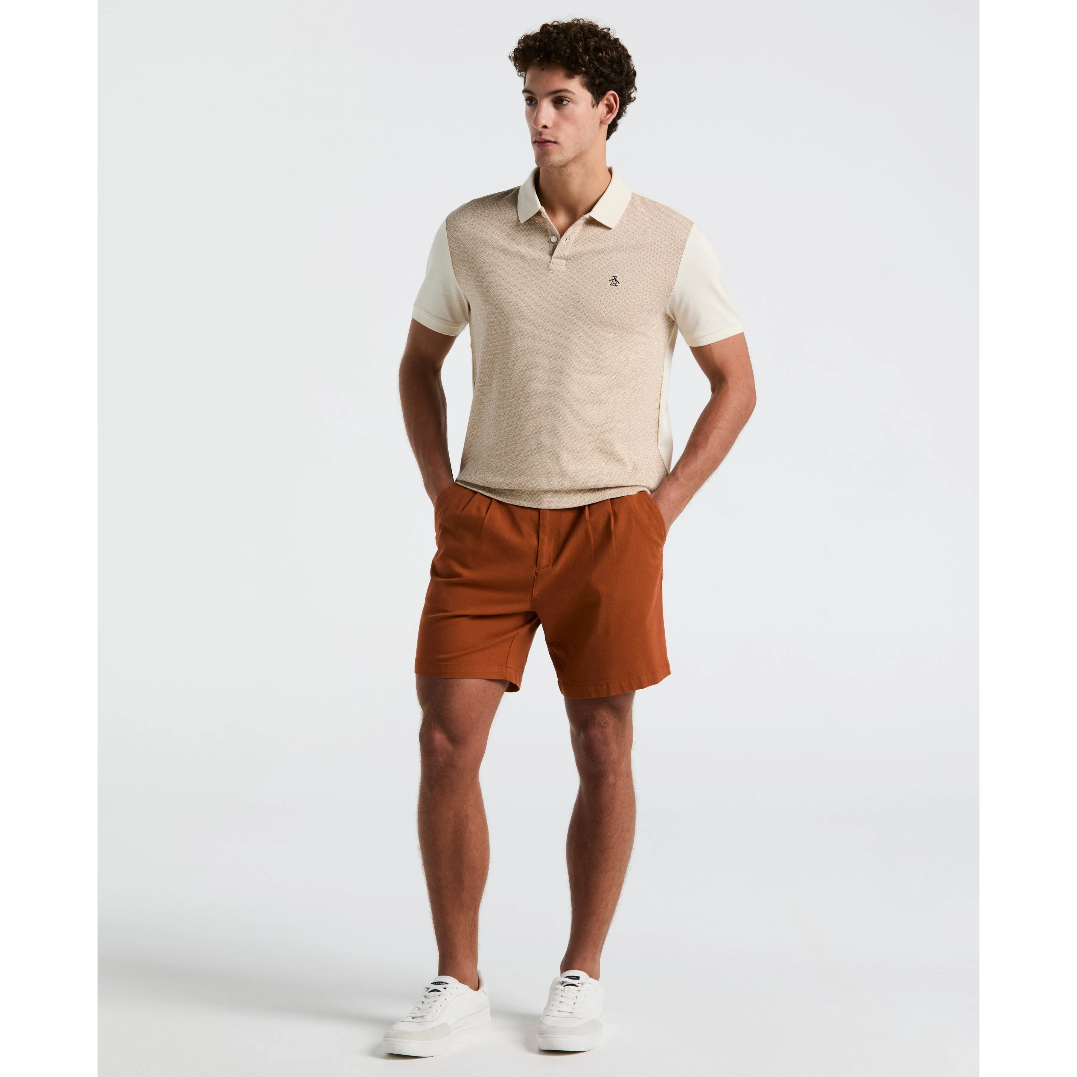 Jacquard Mini Tile Jersey Polo sold by Original Penguin product image thumbnail 4