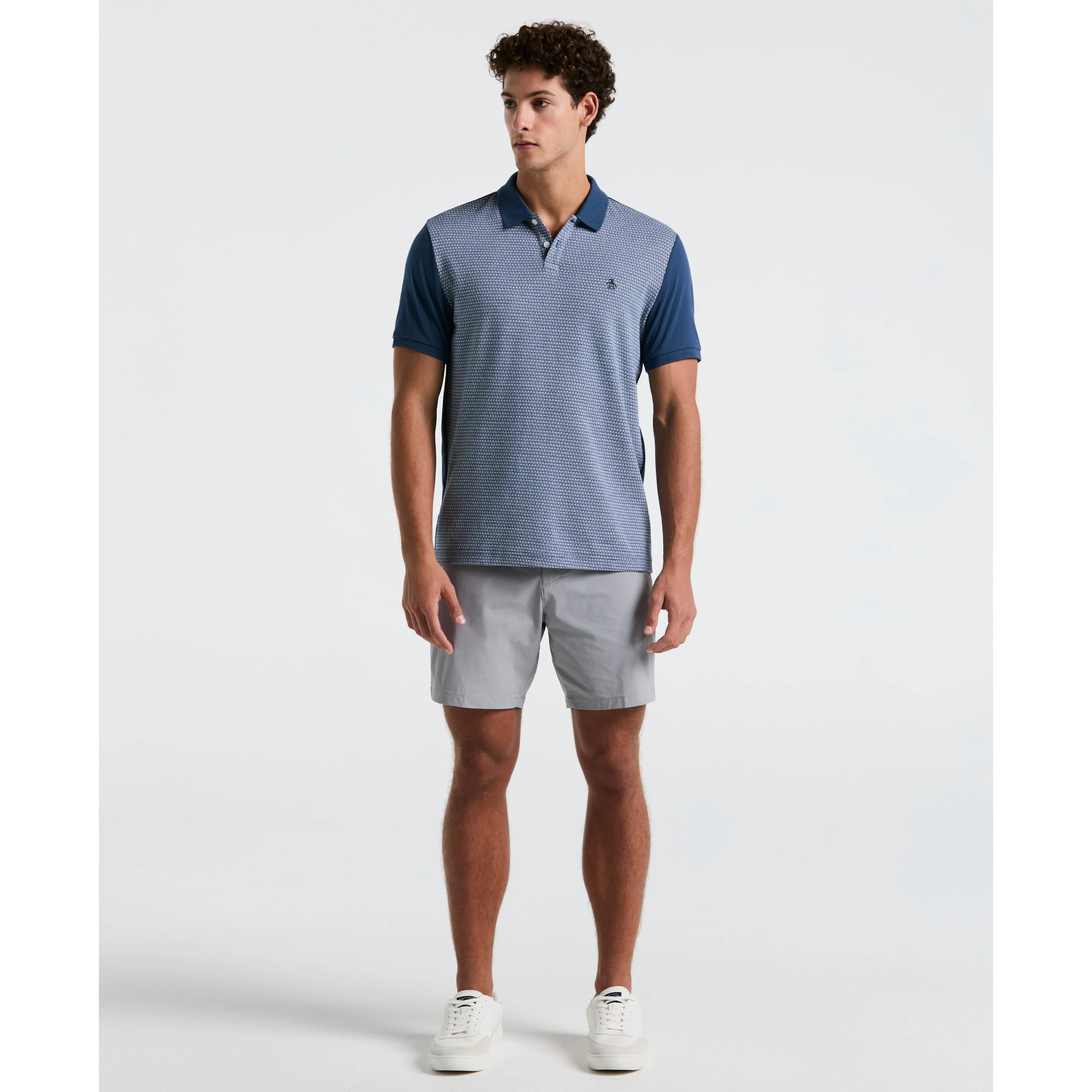 Jacquard Mini Geo Jersey Polo sold by Original Penguin product image thumbnail 4