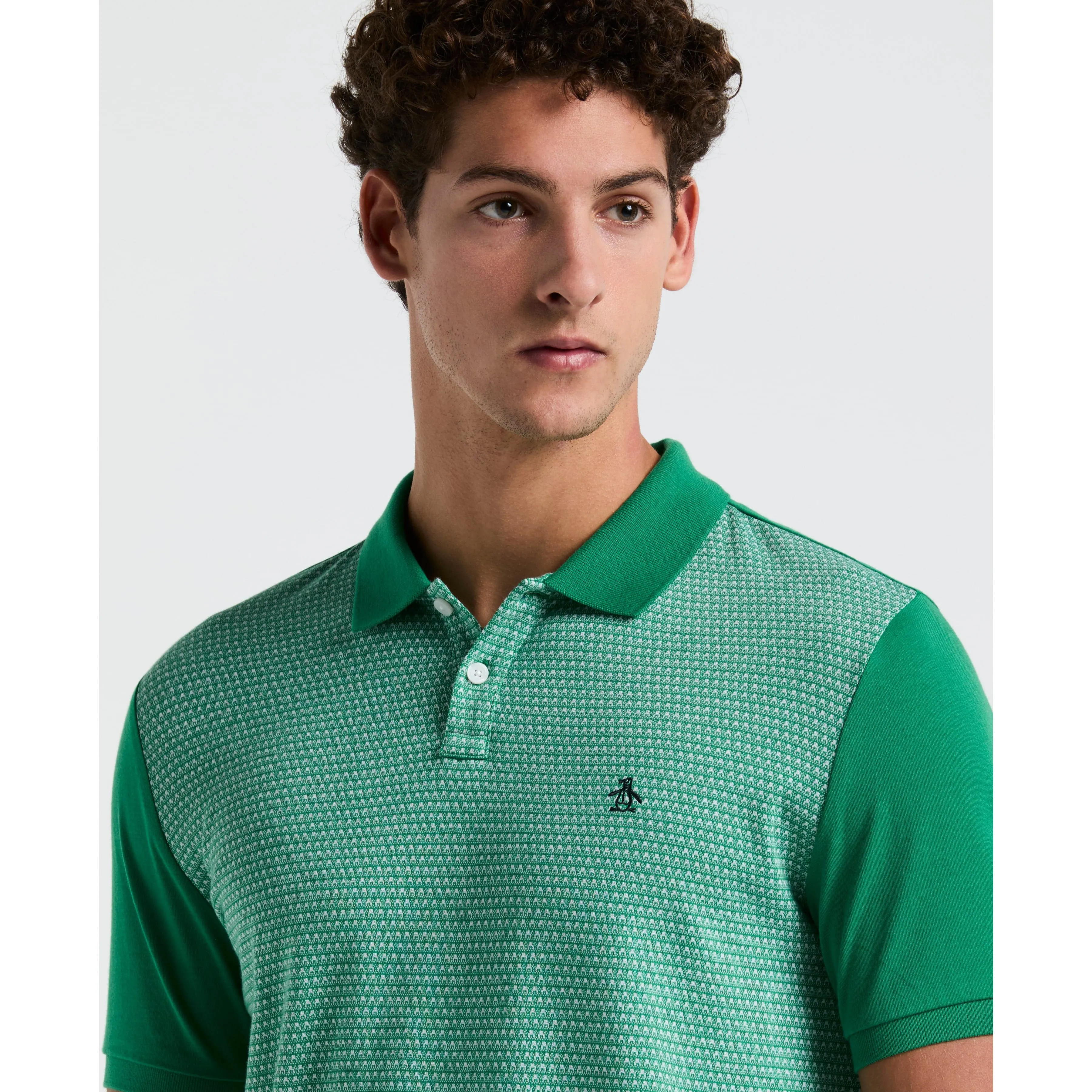Jacquard Mini Geo Jersey Polo sold by Original Penguin product image thumbnail 3