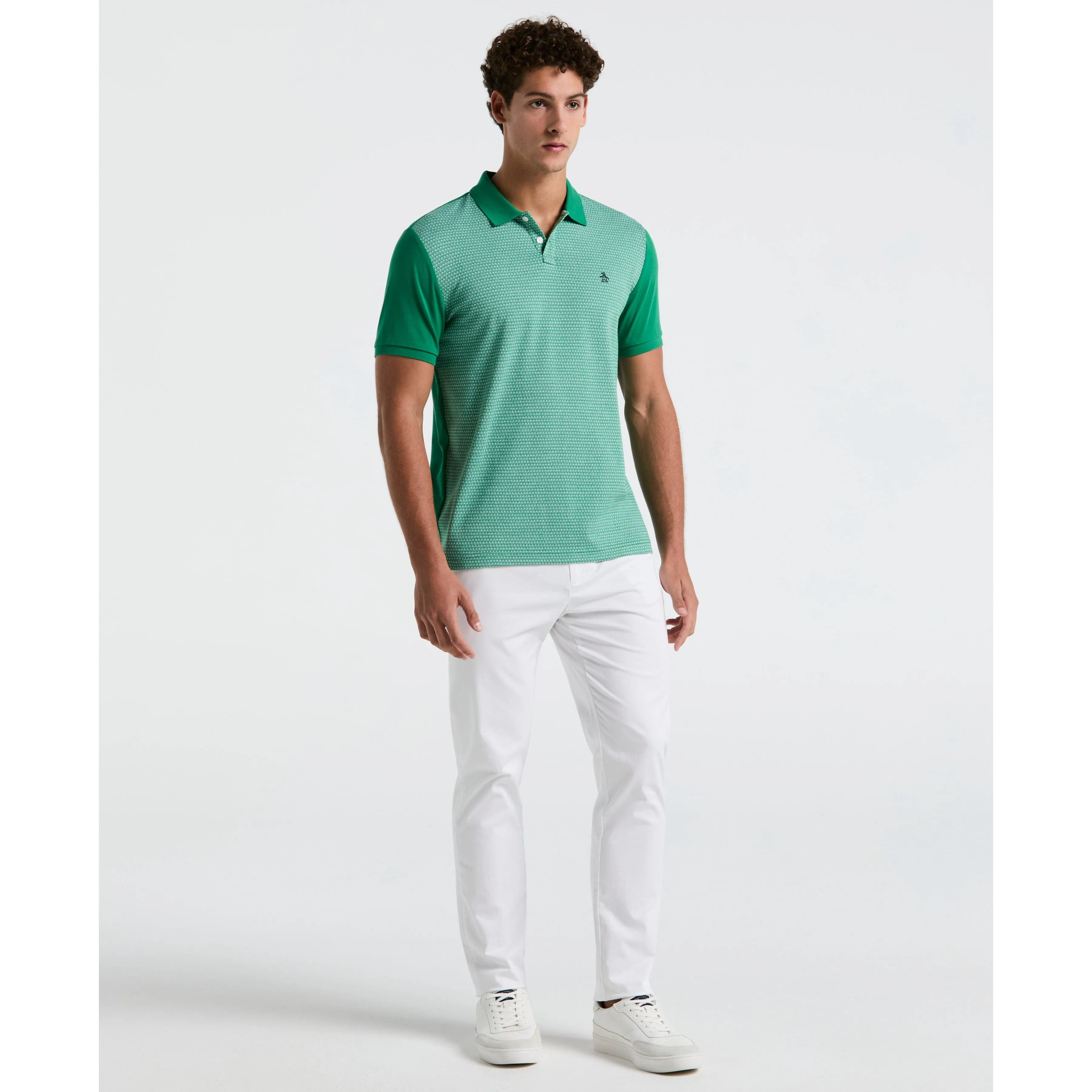 Jacquard Mini Geo Jersey Polo sold by Original Penguin product image thumbnail 4