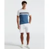 Birdseye Pique Chest Striped Tee sold by Original Penguin