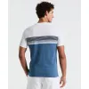 Birdseye Pique Chest Striped Tee sold by Original Penguin