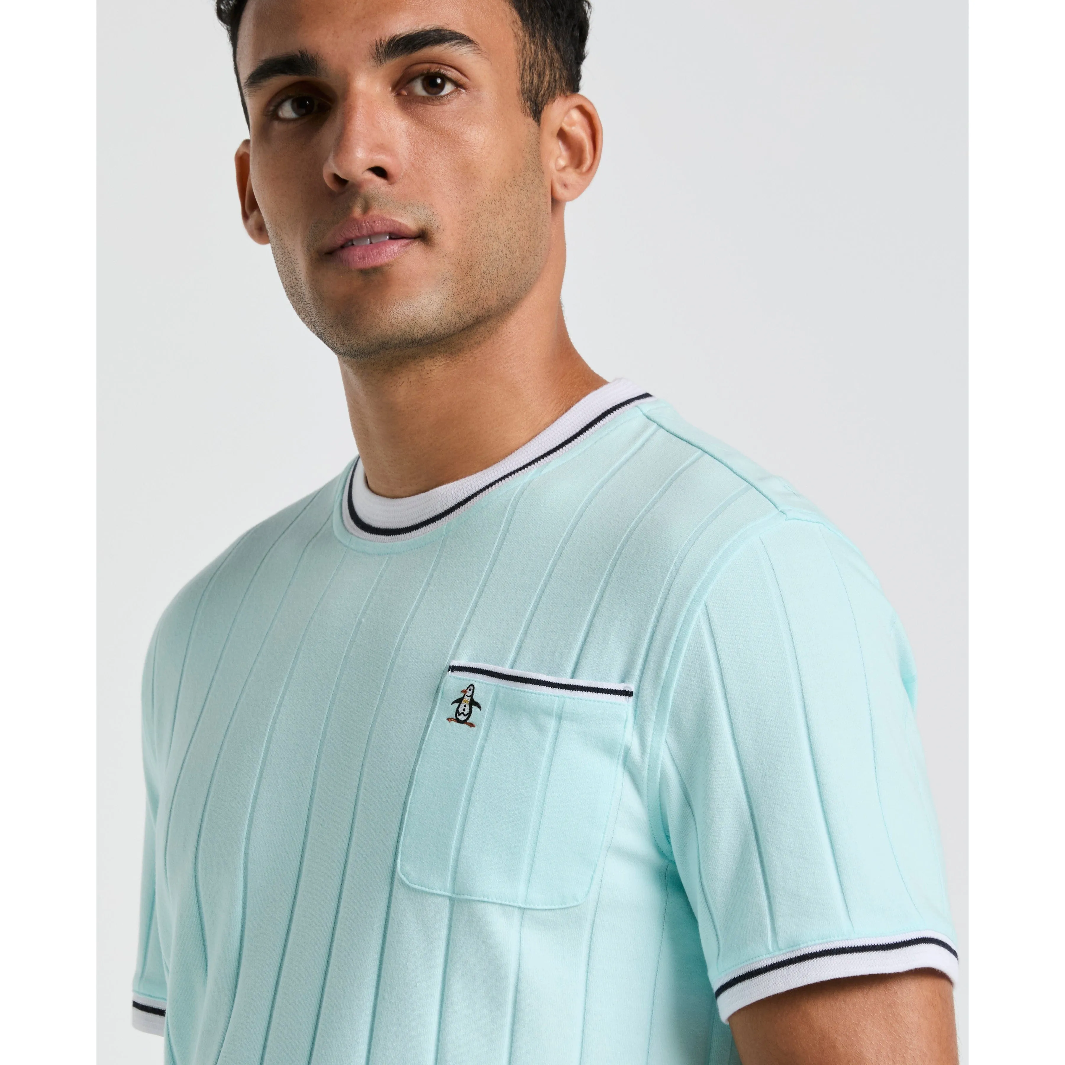 Ribbed Tipped Collar Tee sold by Original Penguin product image thumbnail 3