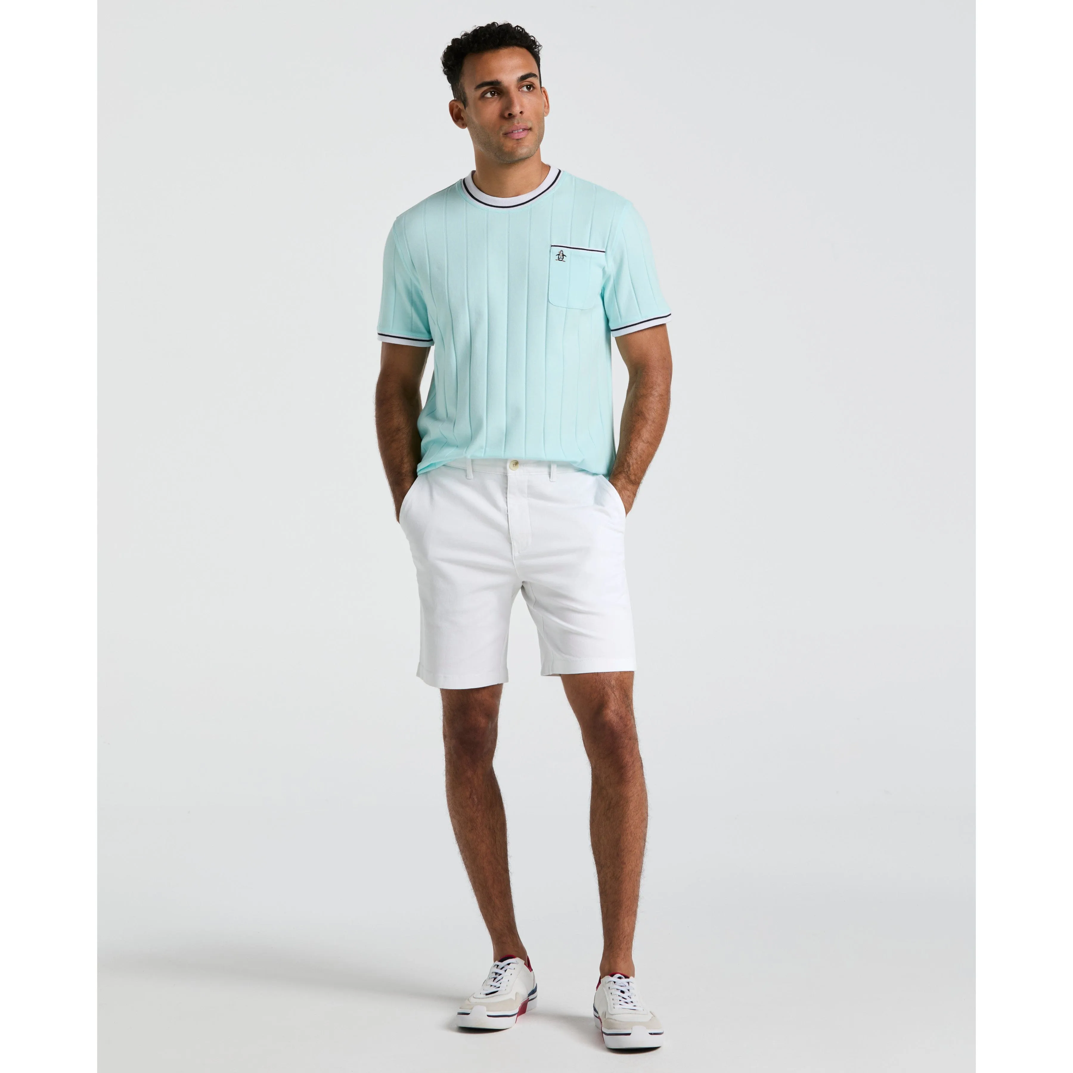 Ribbed Tipped Collar Tee sold by Original Penguin product image thumbnail 4