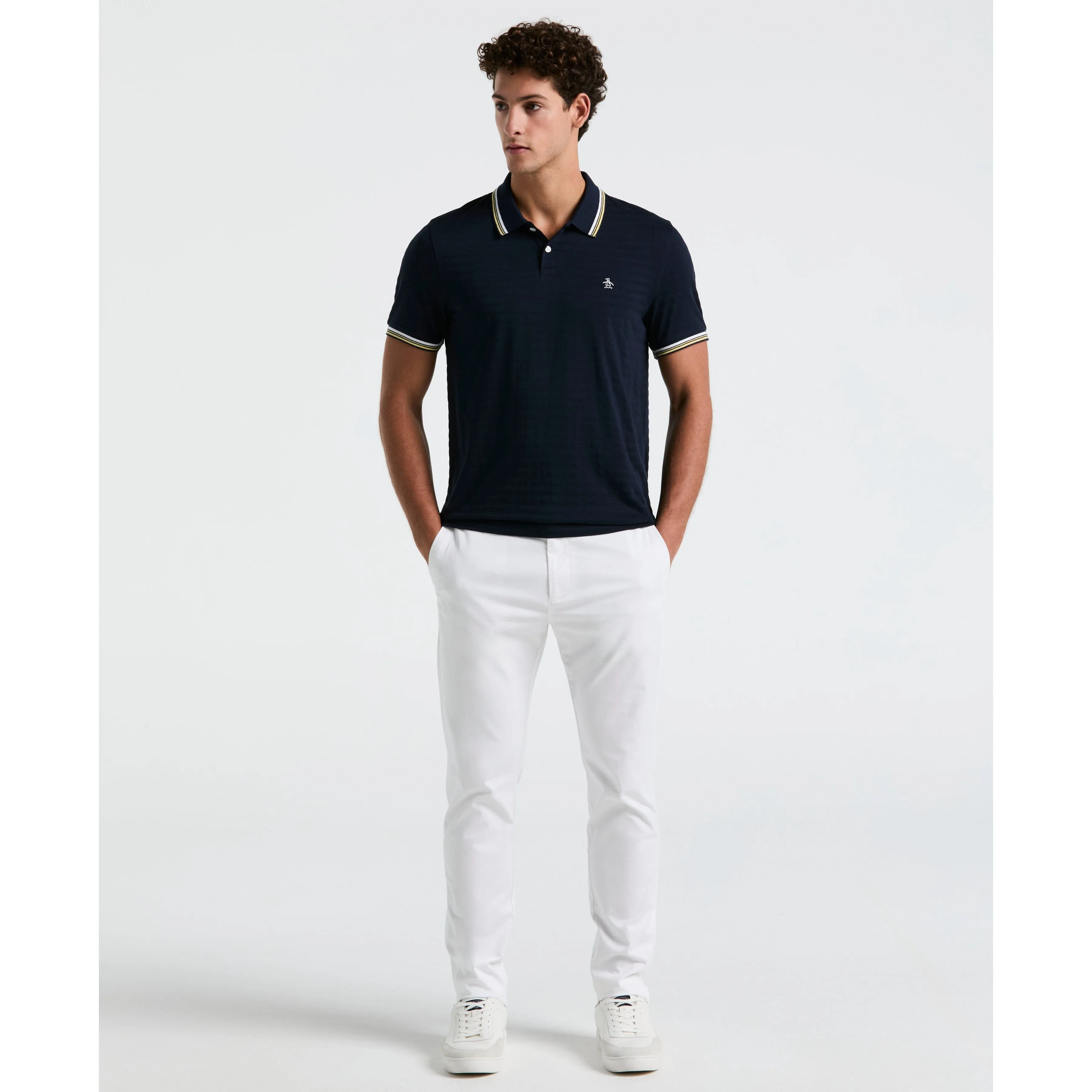 Textured Slub Tipped Polo sold by Original Penguin product image thumbnail 4
