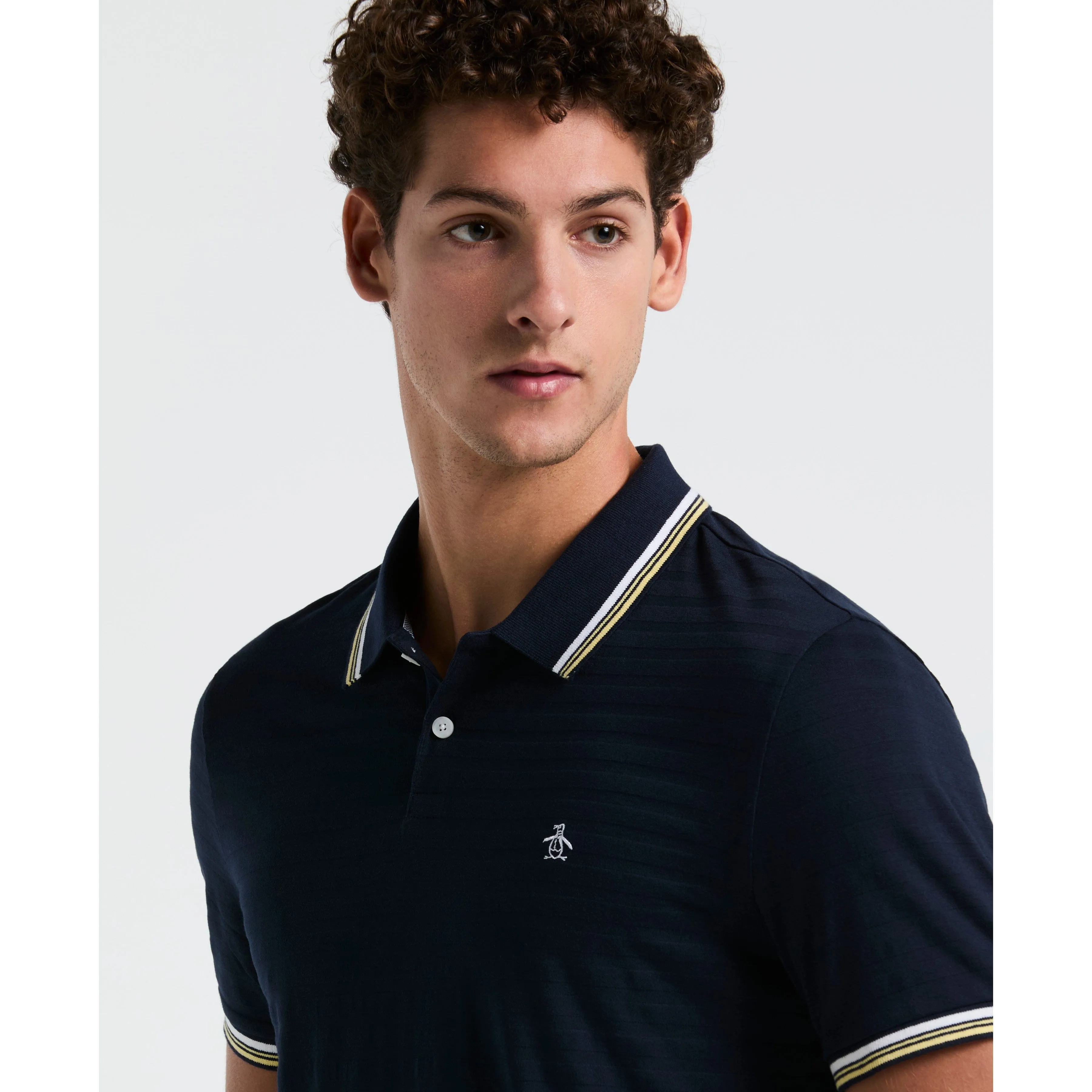 Textured Slub Tipped Polo sold by Original Penguin product image thumbnail 3