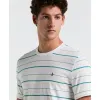 Jersey Multi Stripe Tee sold by Original Penguin