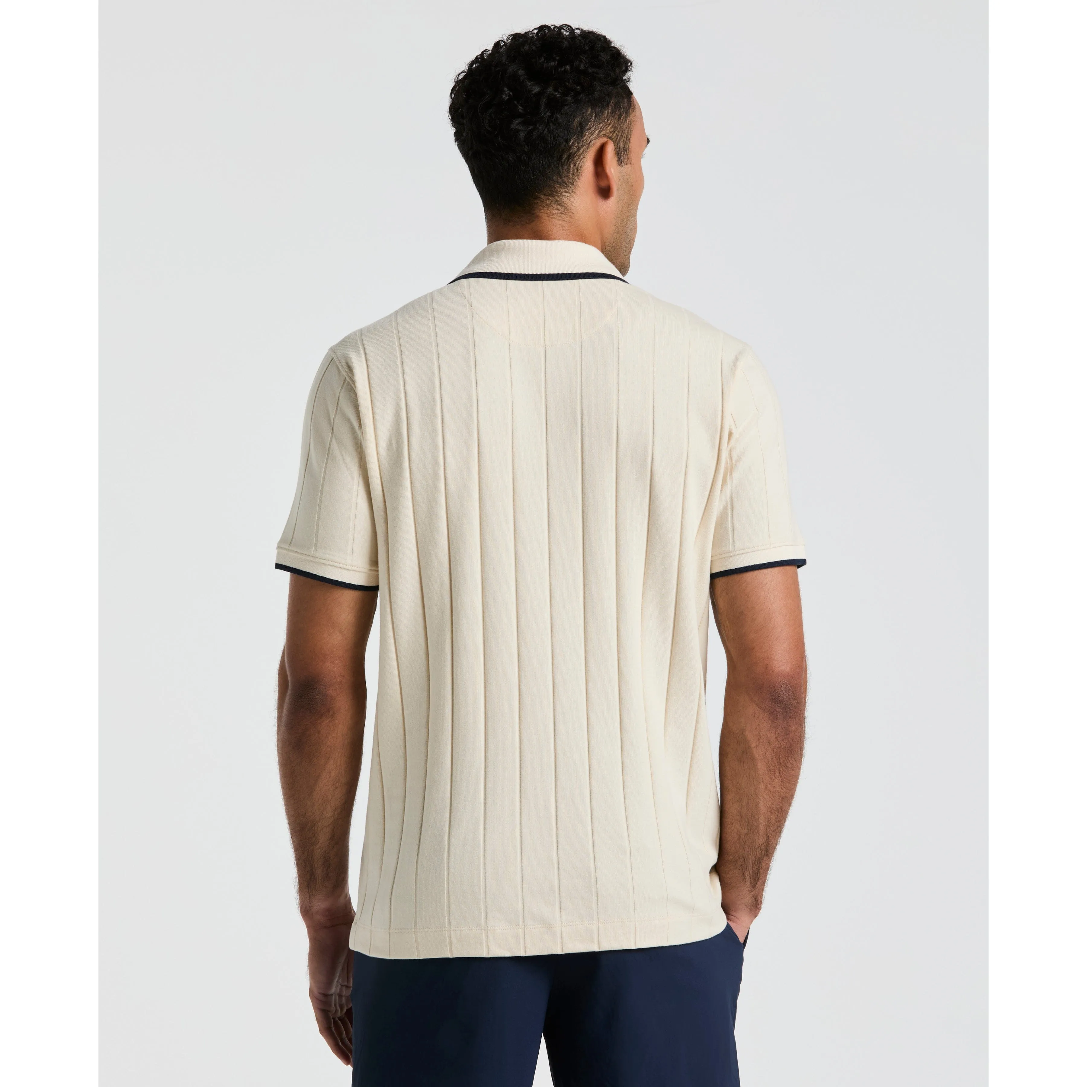 Ribbed Open Collar Polo sold by Original Penguin product image thumbnail 2