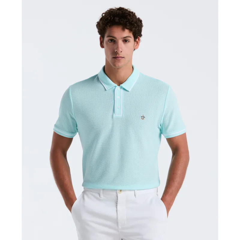 Organic Cotton Bentley Mesh Polo sold by Original Penguin