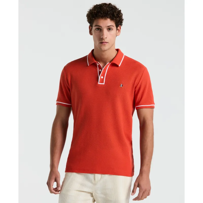 Organic Cotton Bentley Mesh Polo sold by Original Penguin