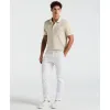 Jacquard Geometric Sweater Polo sold by Original Penguin
