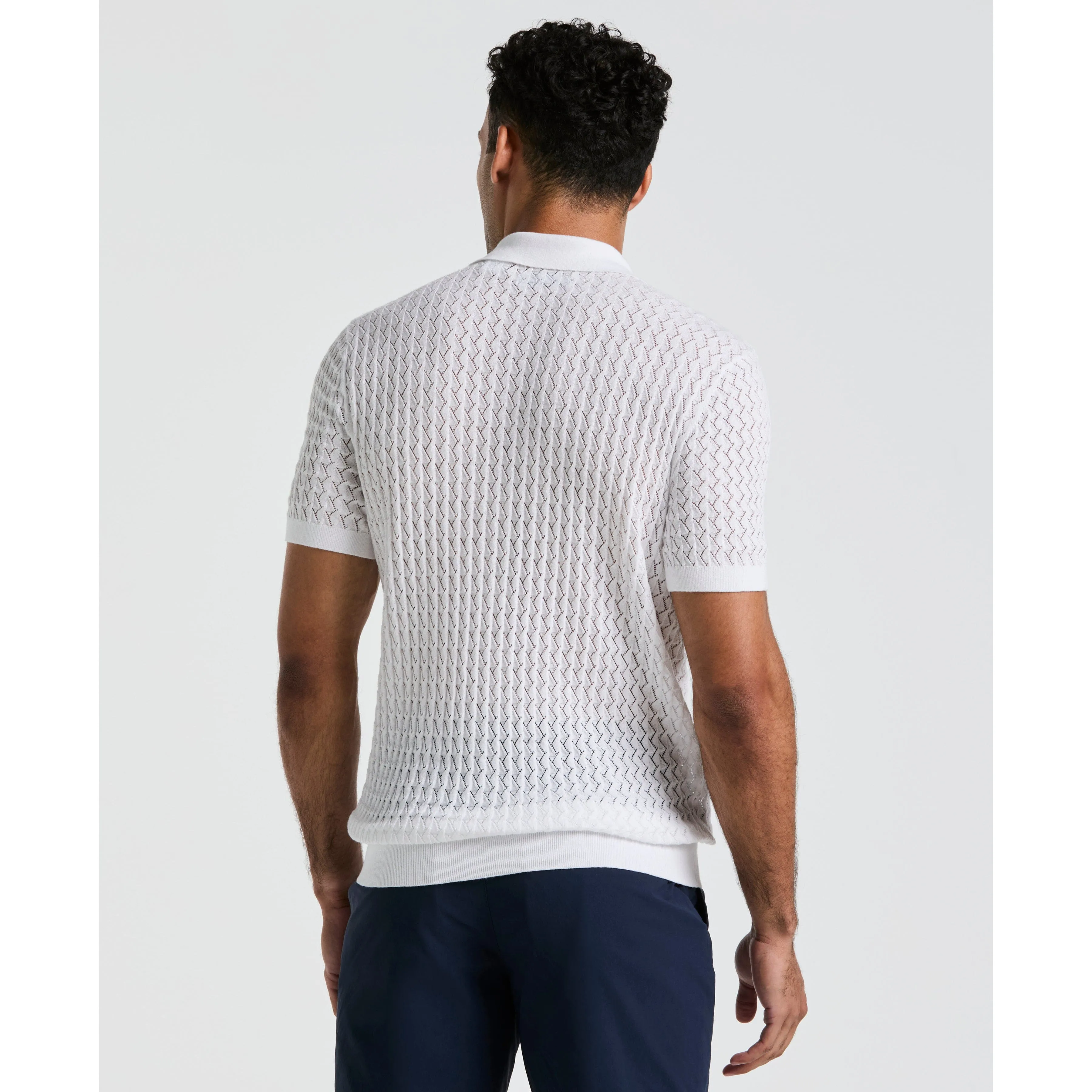 Drop Needle Textured Sweater Polo sold by Original Penguin product image thumbnail 2