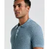 Drop Needle Textured Sweater Polo sold by Original Penguin