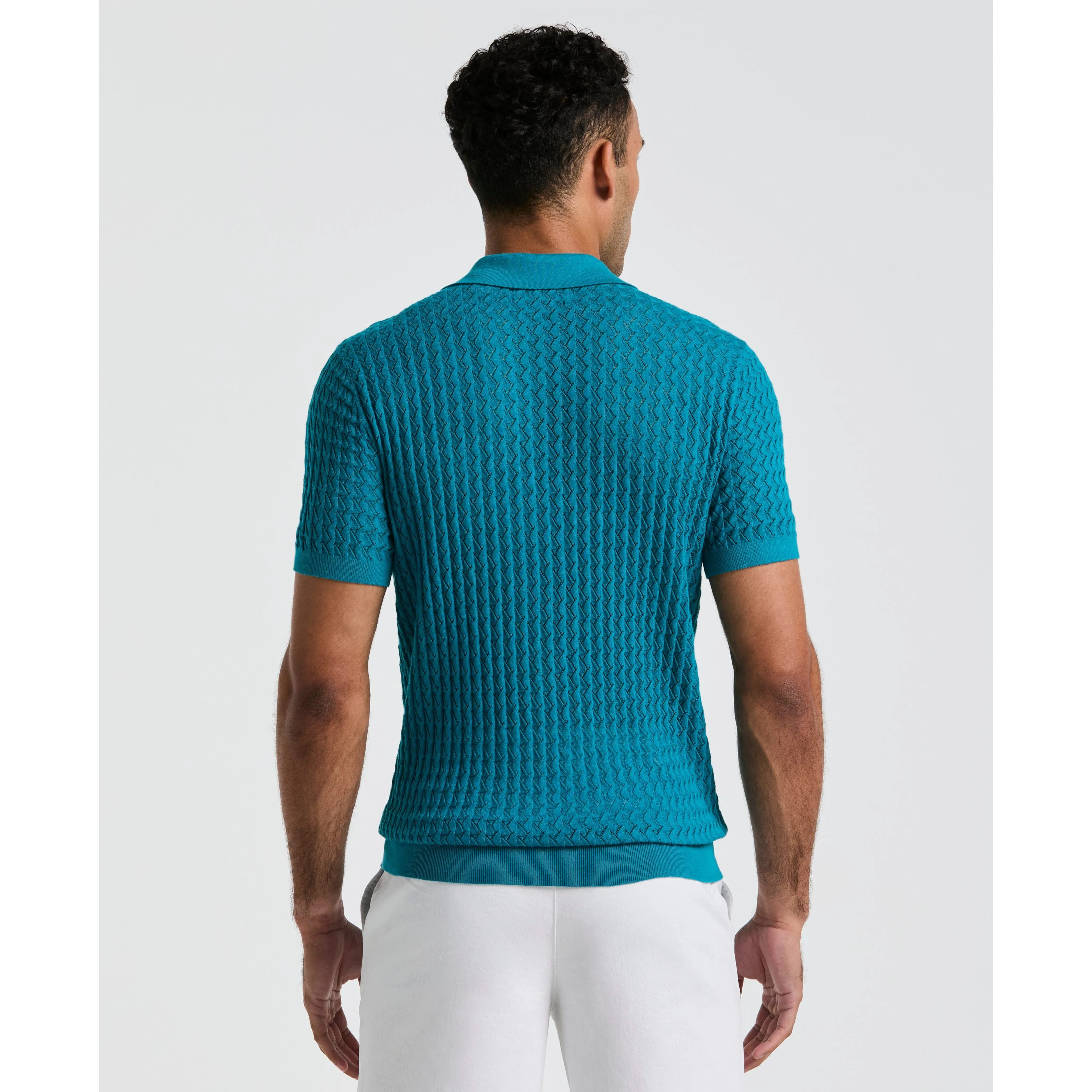 Drop Needle Textured Sweater Polo sold by Original Penguin product image thumbnail 2