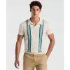 Vertical Stripe Sweater Polo sold by Original Penguin