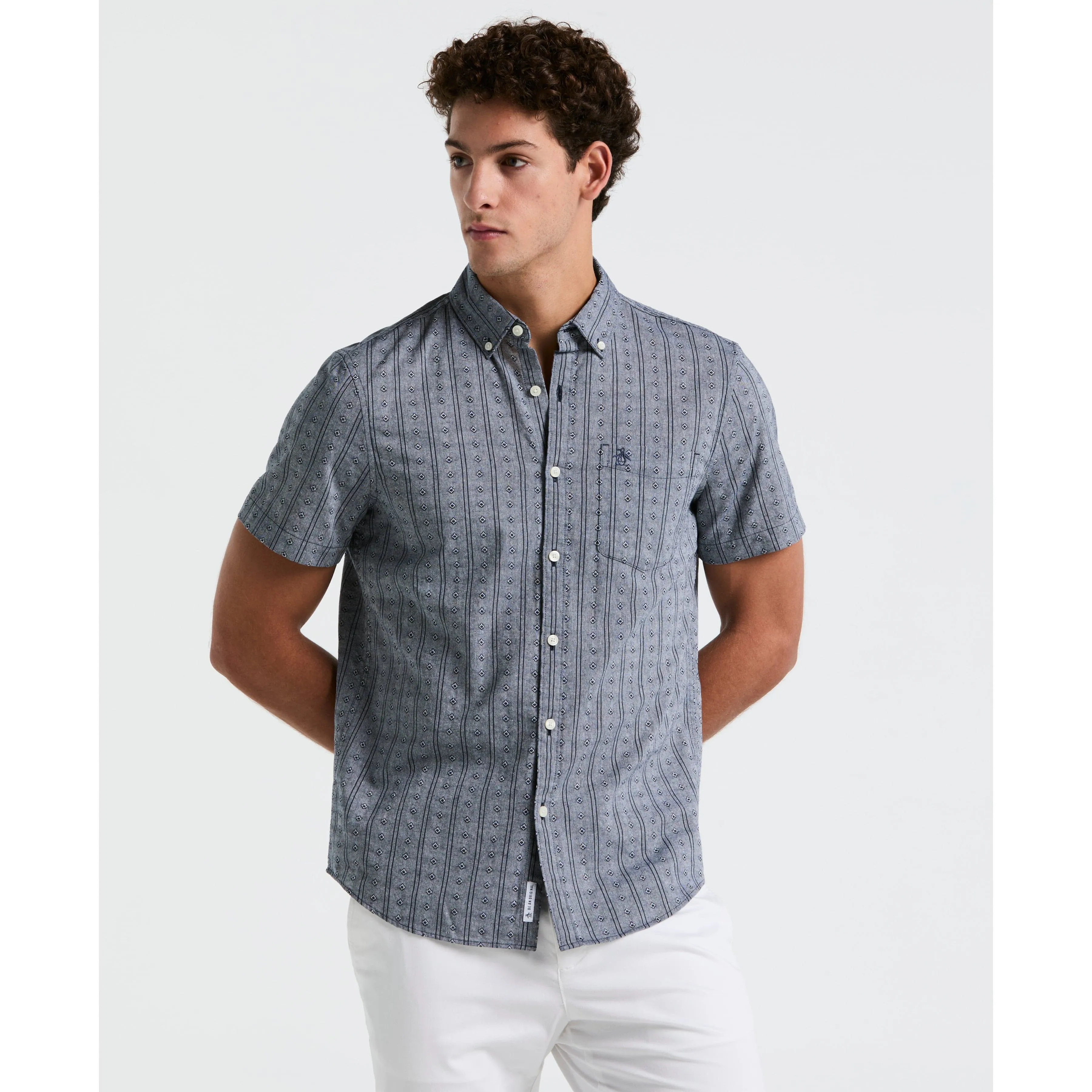 Dobby Geo Shirt sold by Original Penguin